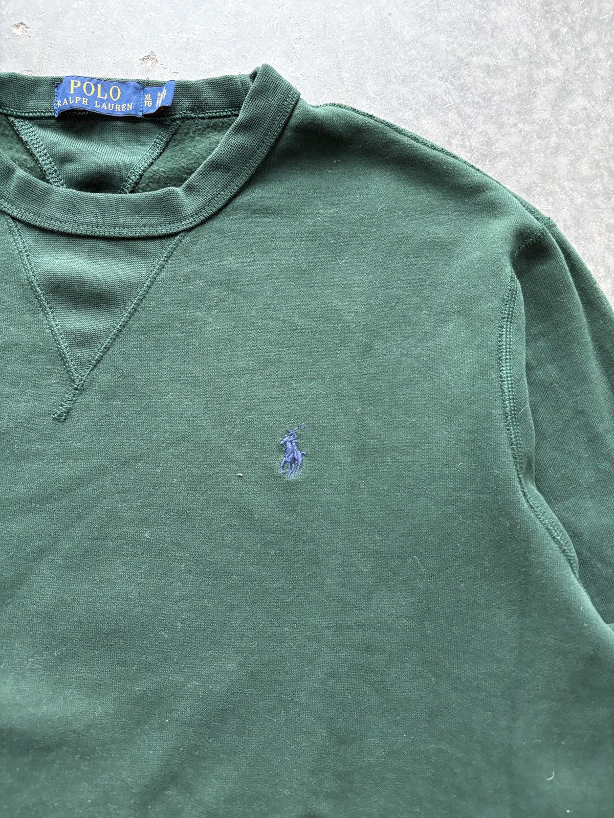 Polo Ralph Lauren Vintage Y2K Polo Ralph Lauren Double V Sweatshirt Size US XL / EU 56 / 4 - 2 Thumbnail