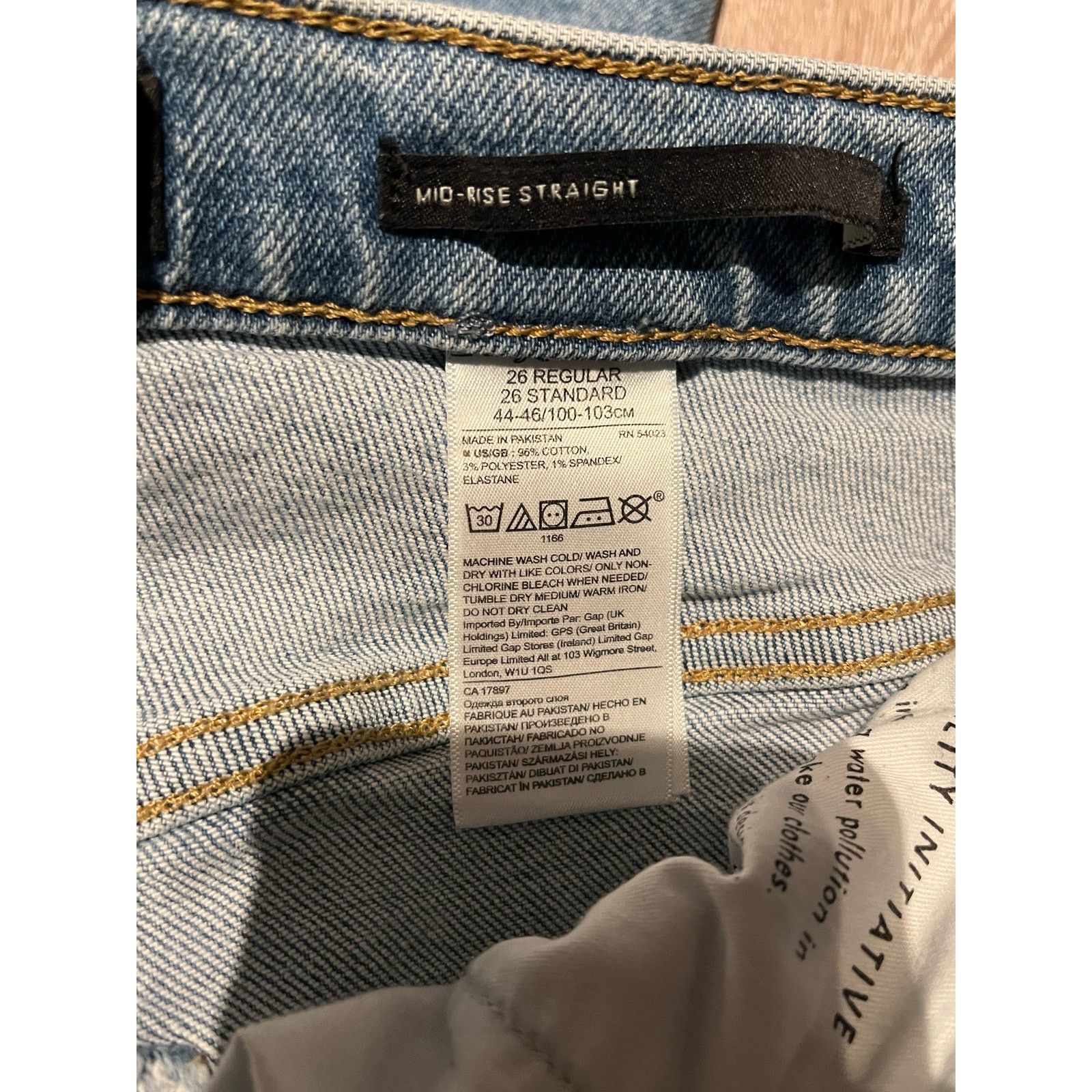 Banana Republic Banana Republic- Premium Denim / Mid-rise Straight / 26 Size 26" / US 2 / IT 38 - 5 Thumbnail