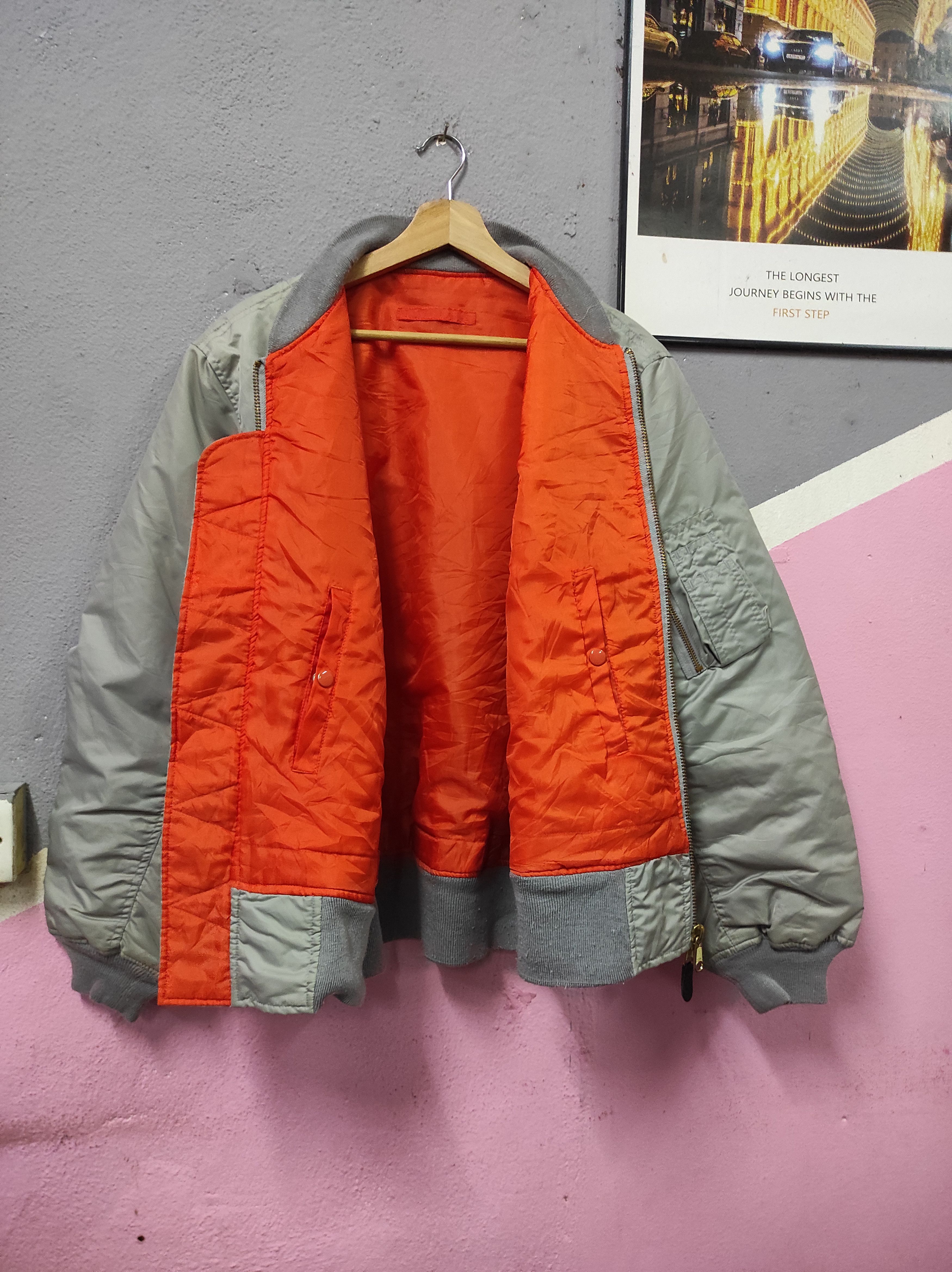 Other AIR FORCE TYPE MA 1 REVESIBLE BOMBER JACKET Size US L / EU 52-54 / 3 - 2 Thumbnail