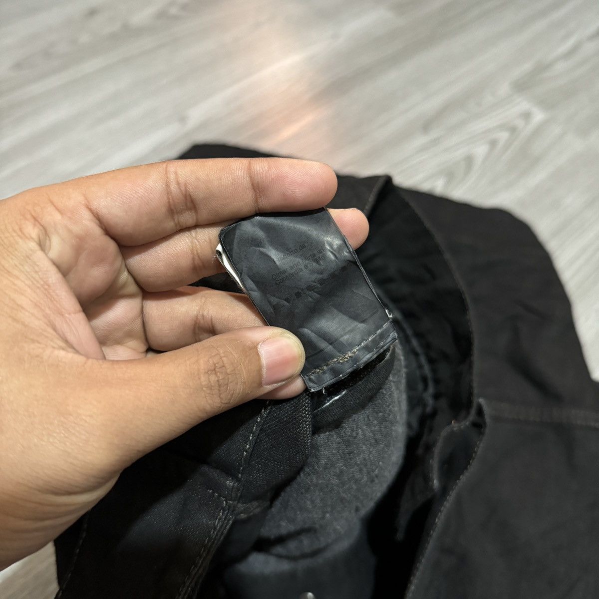 Rick Owens Rick Owens Black Hybrid Leather Slave jacket Size XS / US 0-2 / IT 36-38 - 6 Thumbnail