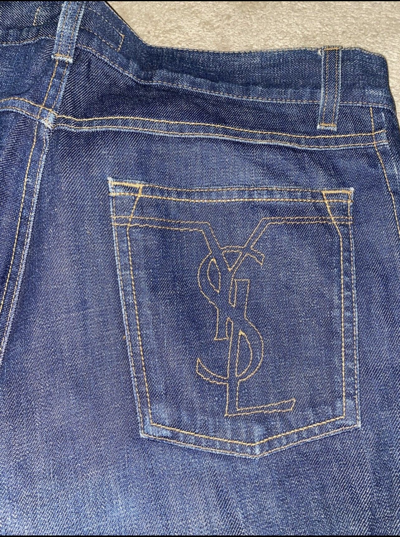 Designer × Vintage × Yves Saint Laurent Yves Saint Laurent Size 30" / US 8 / IT 44 - 3 Thumbnail