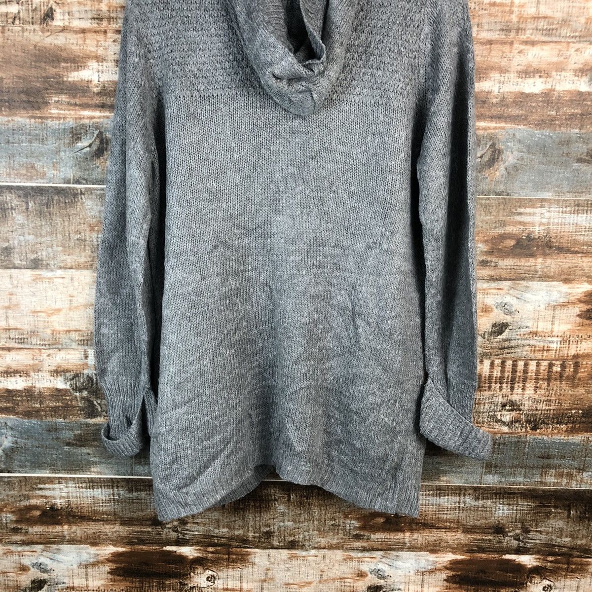 Homespun Knitwear Shoo La Reu Grey cardigan Knitwear #A2222 Size US L / EU 52-54 / 3 - 14 Thumbnail