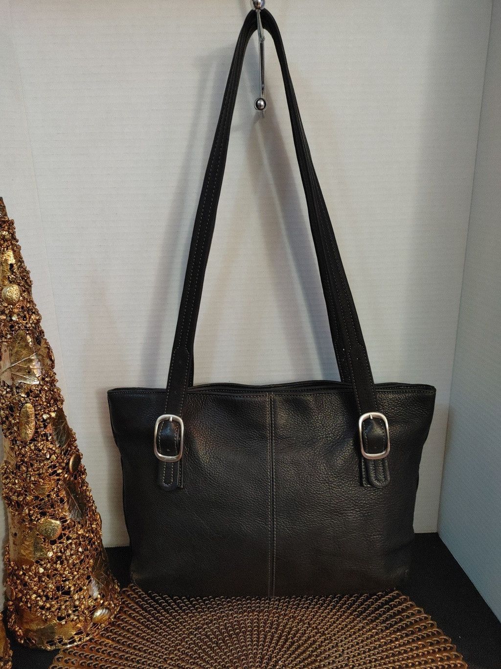 tigha Tignanello Leather Tote Size ONE SIZE - 3 Thumbnail