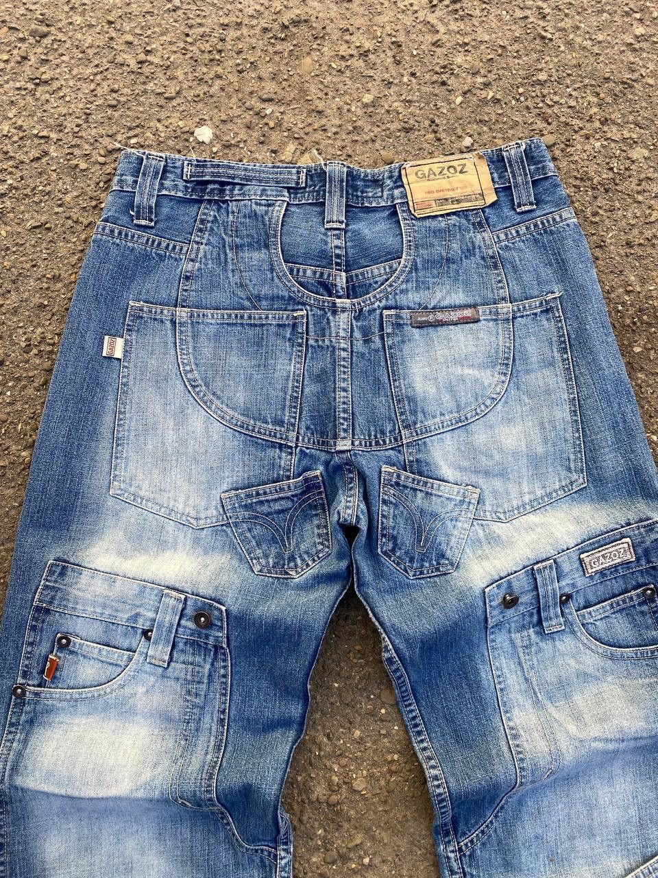 Japanese Brand × Vintage Gazoz Baggy pants Tornado Mart style y2k jeans Size US 32 / EU 48 - 13 Thumbnail