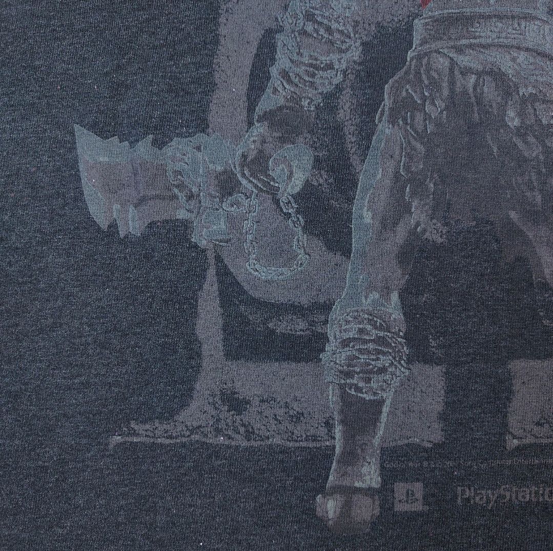 Playstation Vintage 2007 God of War II PS2 PlayStation 2 Kratos TEE Size US M / EU 48-50 / 2 - 5 Thumbnail