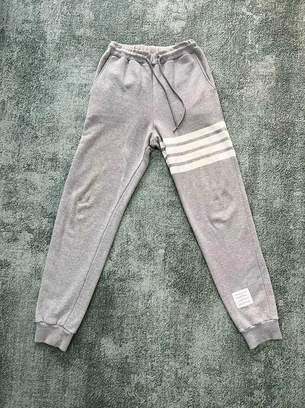 Thom Browne Thom Browne Gray Striped Casual Pants . Size US 27 - 1 Thumbnail