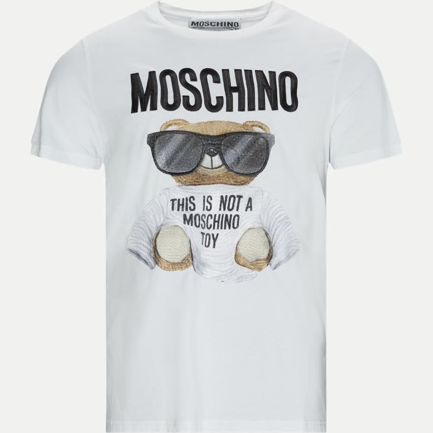 Moschino o1y0225 Logo T-Shirt in White Size US S / EU 44-46 / 1 - 1 Thumbnail