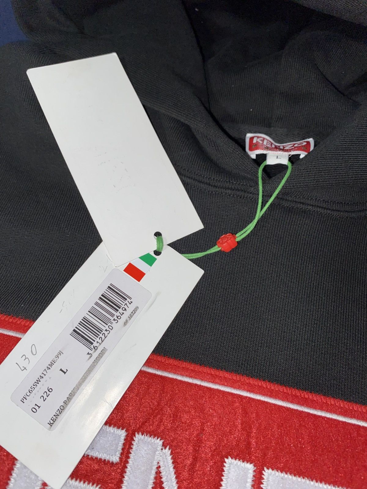 Kenzo Kenzo Logo-print Detail Hoodie Size US L / EU 52-54 / 3 - 4 Thumbnail
