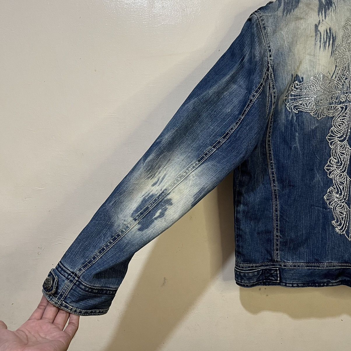 A&G Rock Rare A&G Amal Guessous x Sex Pistols Biker Denim Jacket Size US L / EU 52-54 / 3 - 13 Thumbnail