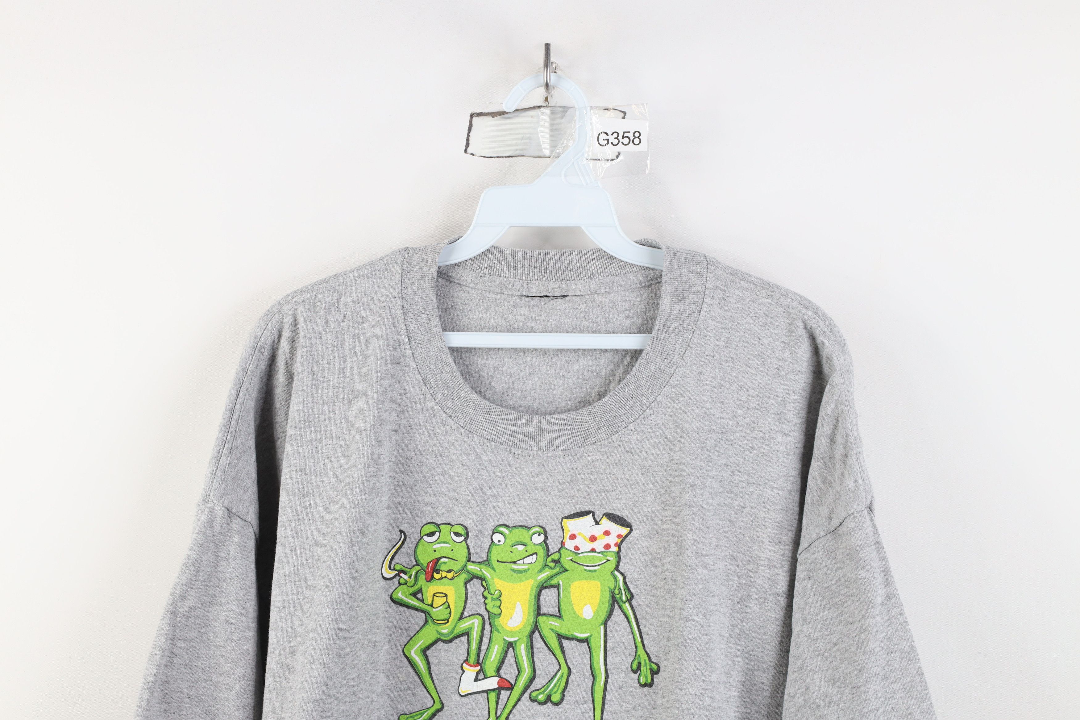 Vintage Vintage 90s Y2K Streetwear Totally Wasted Drinking T-Shirt Size US XXL / EU 58 / 5 - 2 Thumbnail