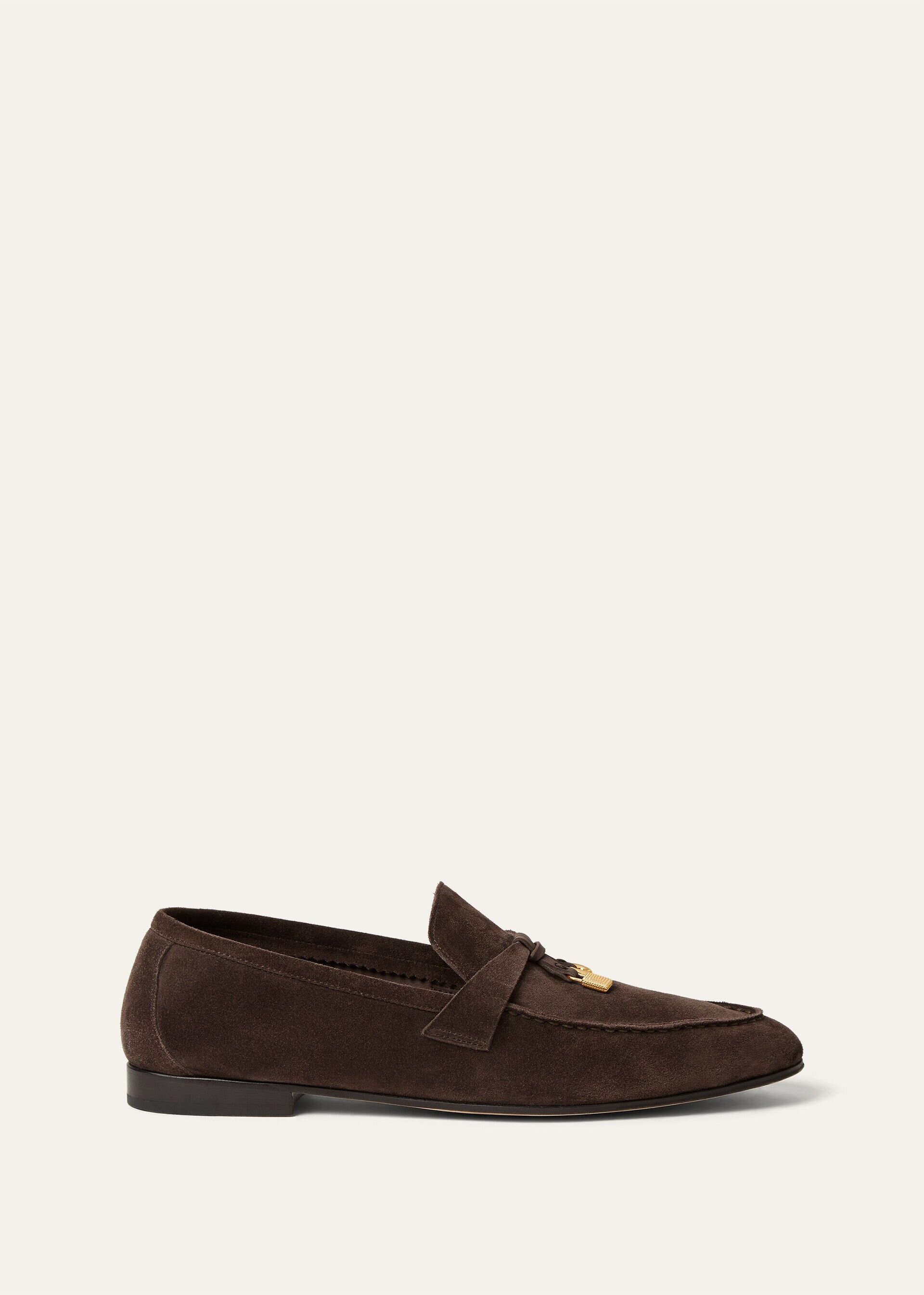 Loro Piana os11x0326 FAQ9903 Joan Loafers in Cedar Bronze Size US 10 / IT 40 - 1 Thumbnail