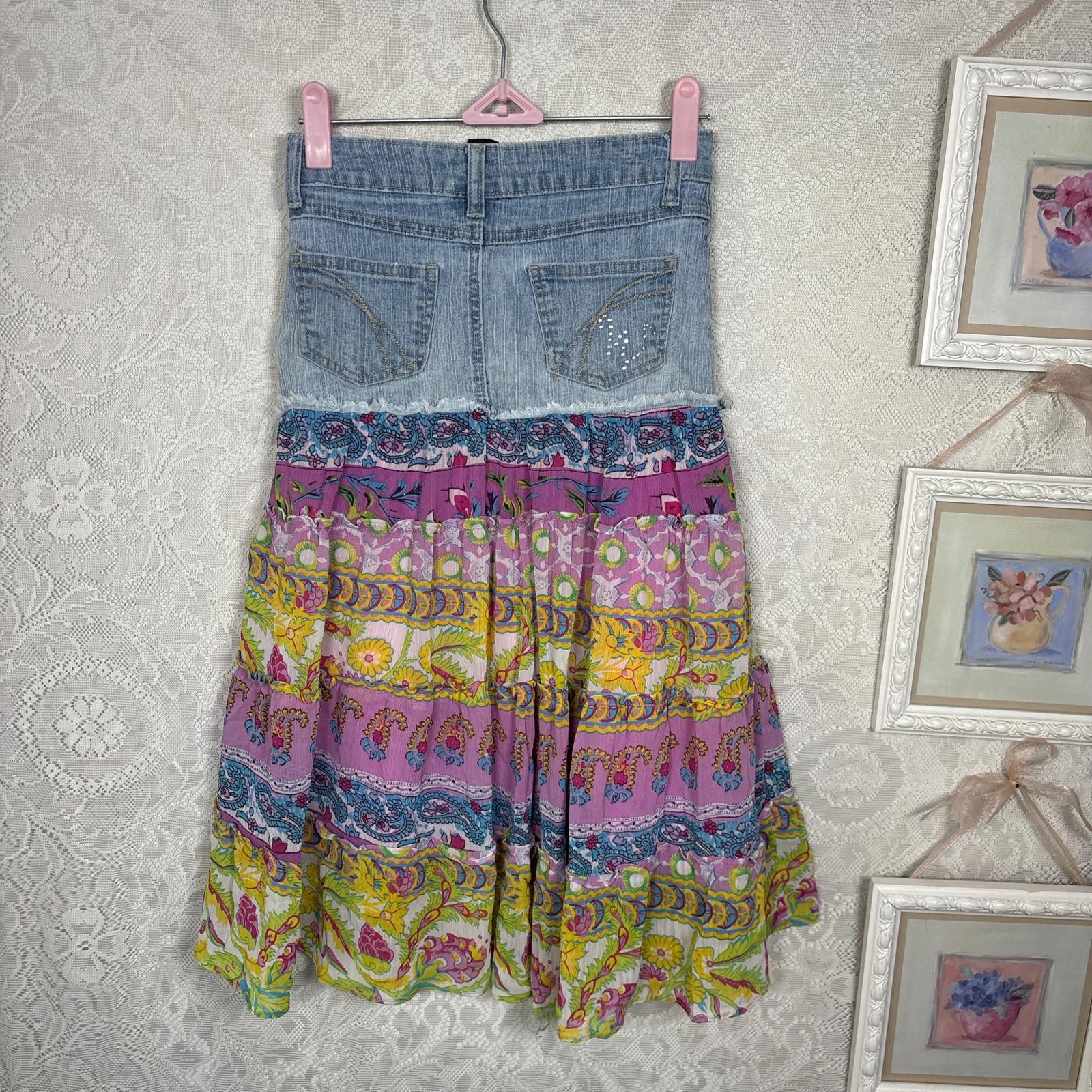 Other y2k girls fairy core midi skirt Size 24" / US 00 / IT 34 - 2 Thumbnail