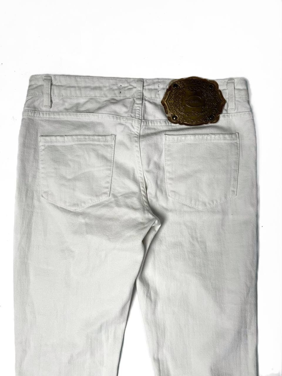 Just Cavalli Roberto Cavalli Vintage Long Flared Low Waisted Jeans Size US 28 / EU 44 - 6 Thumbnail