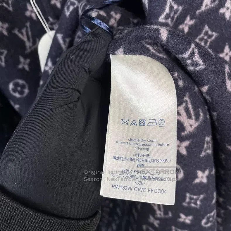 Louis Vuitton Louis Vuitton Dark blue presbyopic full-print bathrobe coa Size S / US 4 / IT 40 - 7 Thumbnail