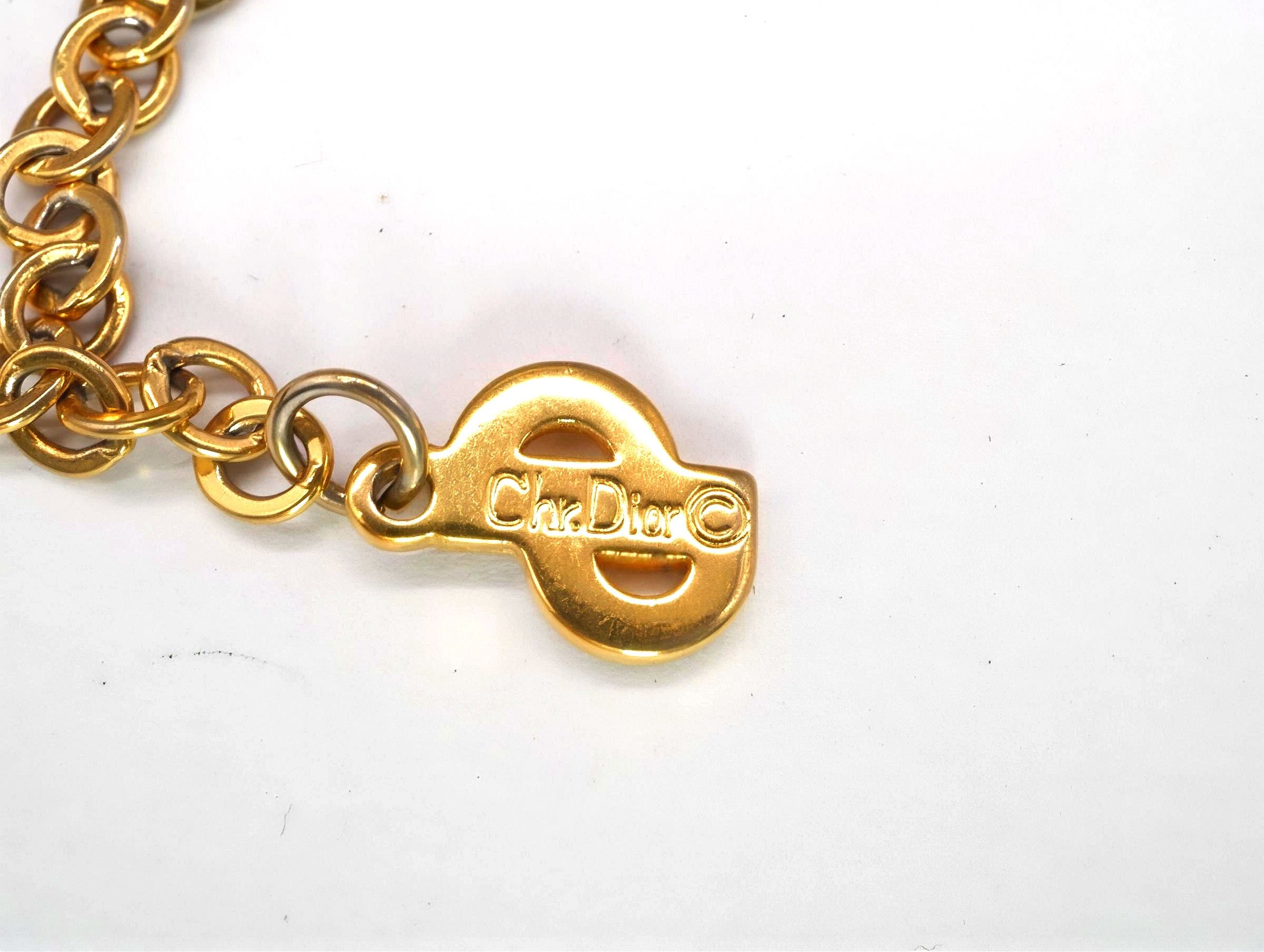 Dior Authentic Vintage Christian Dior CD Logo Pendant Necklace Size ONE SIZE - 8 Thumbnail