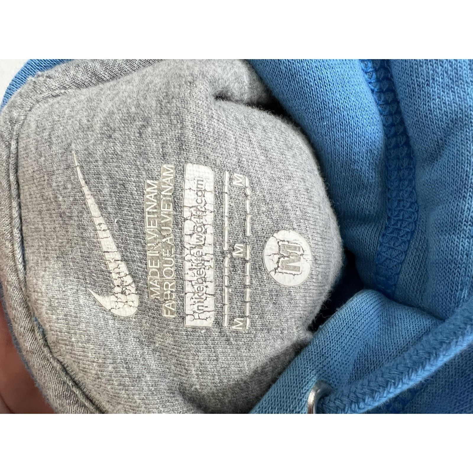 Nike Vintage Nike Hoodie Sweatshirt Mens Medium Blue Pullover Spe Size US M / EU 48-50 / 2 - 8 Thumbnail