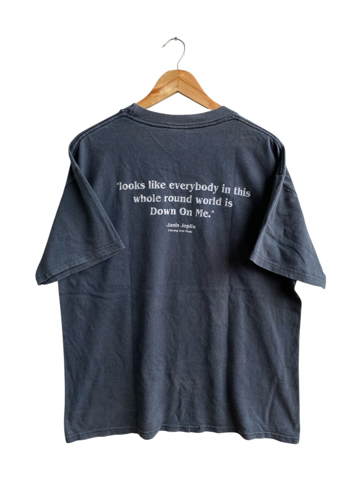 Band Tees × Vintage Vintage Janis Joplin tee Size US L / EU 52-54 / 3 - 2 Thumbnail