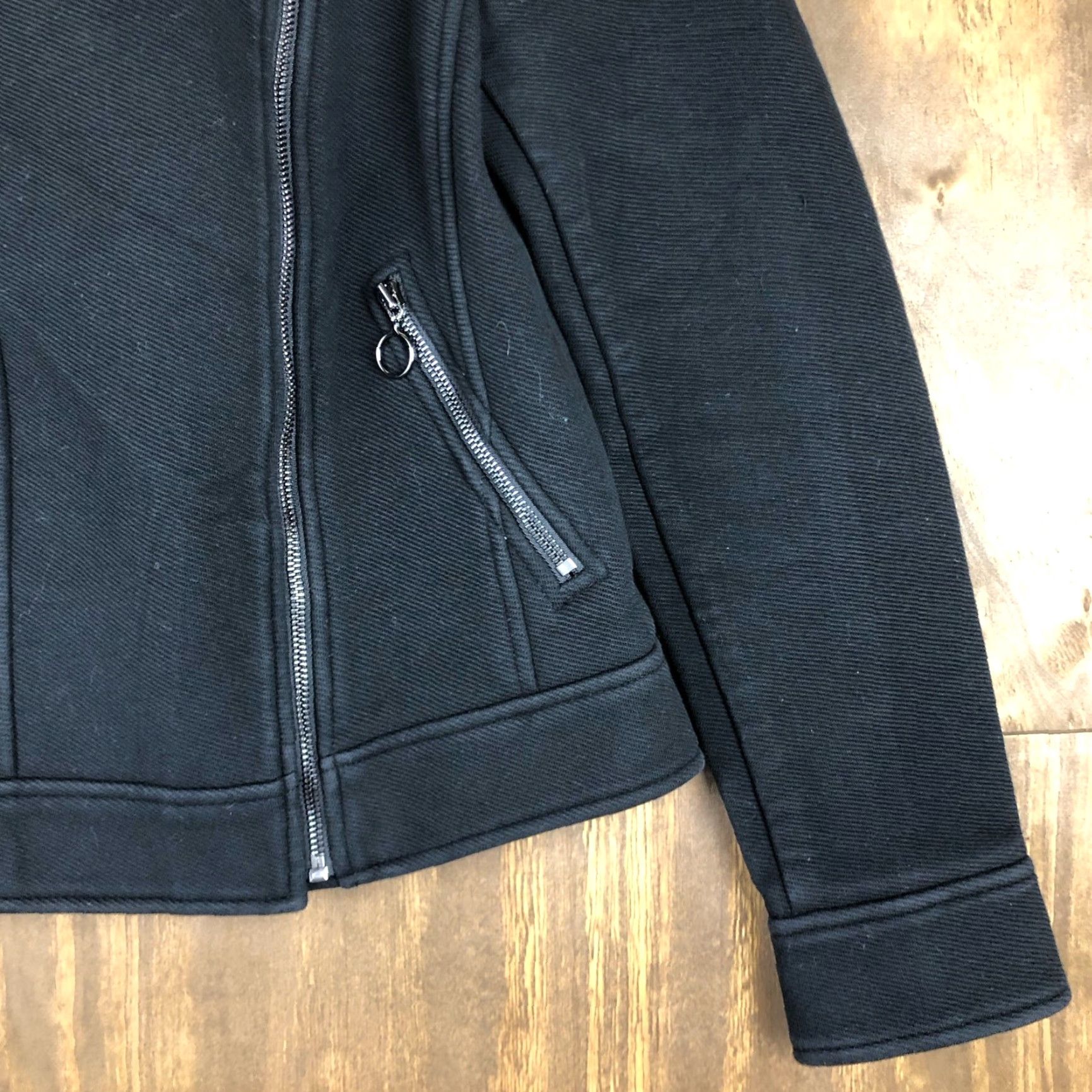 Ann Taylor Ann Taylor LOFT Womens Jacket Black Dark Academia Momcore Bikercore Size 2 Size XS / US 0-2 / IT 36-38 - 4 Thumbnail