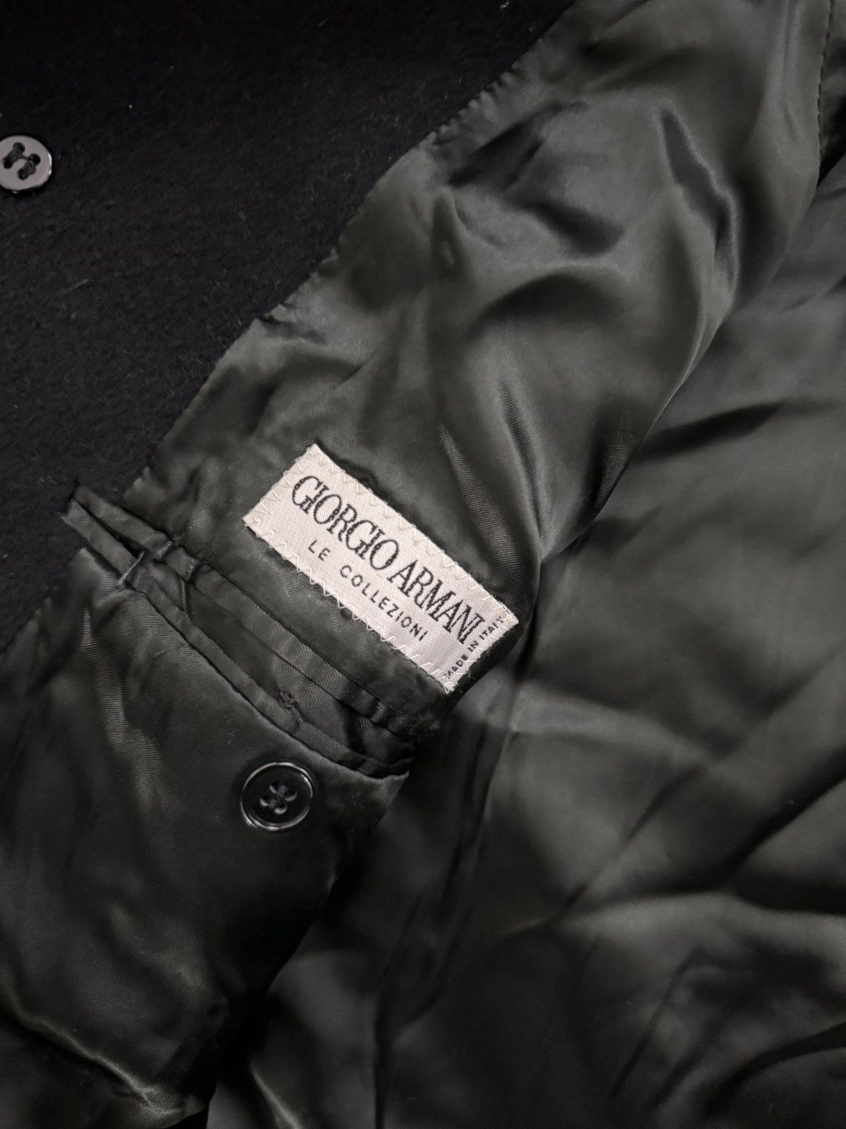 Armani Giorgio Armani 1980s Balmacaan Wool Overcoat Size M Size US M / EU 48-50 / 2 - 15 Thumbnail