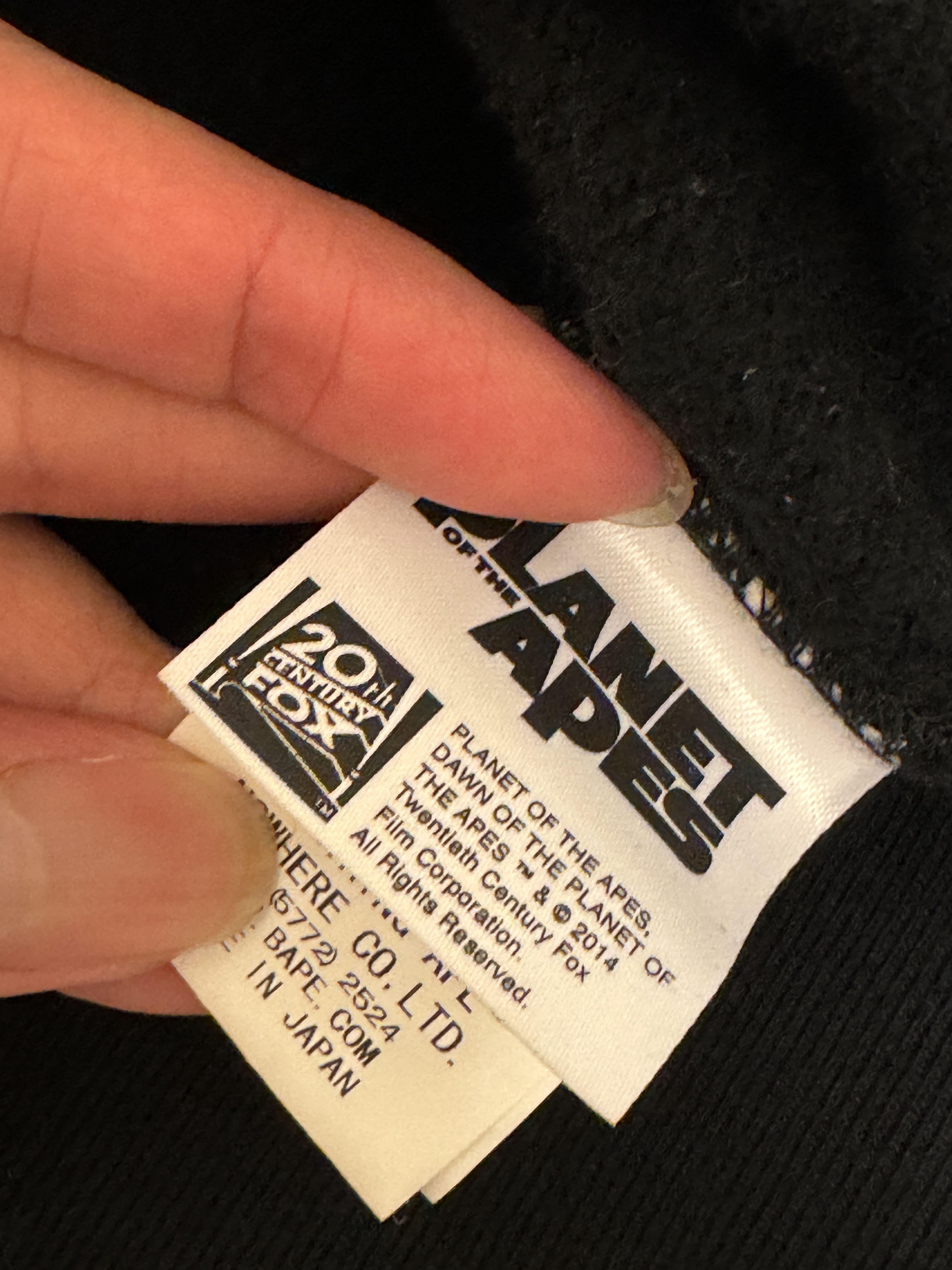 Bape Bape x Dawn of the Planet of the Apes Crewneck Size US S / EU 44-46 / 1 - 5 Thumbnail