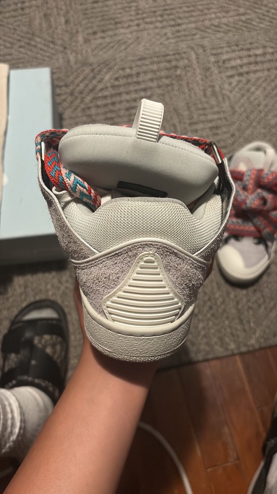 Lanvin Lavin curb Grey/blue Size US 8 / EU 41 - 5 Thumbnail