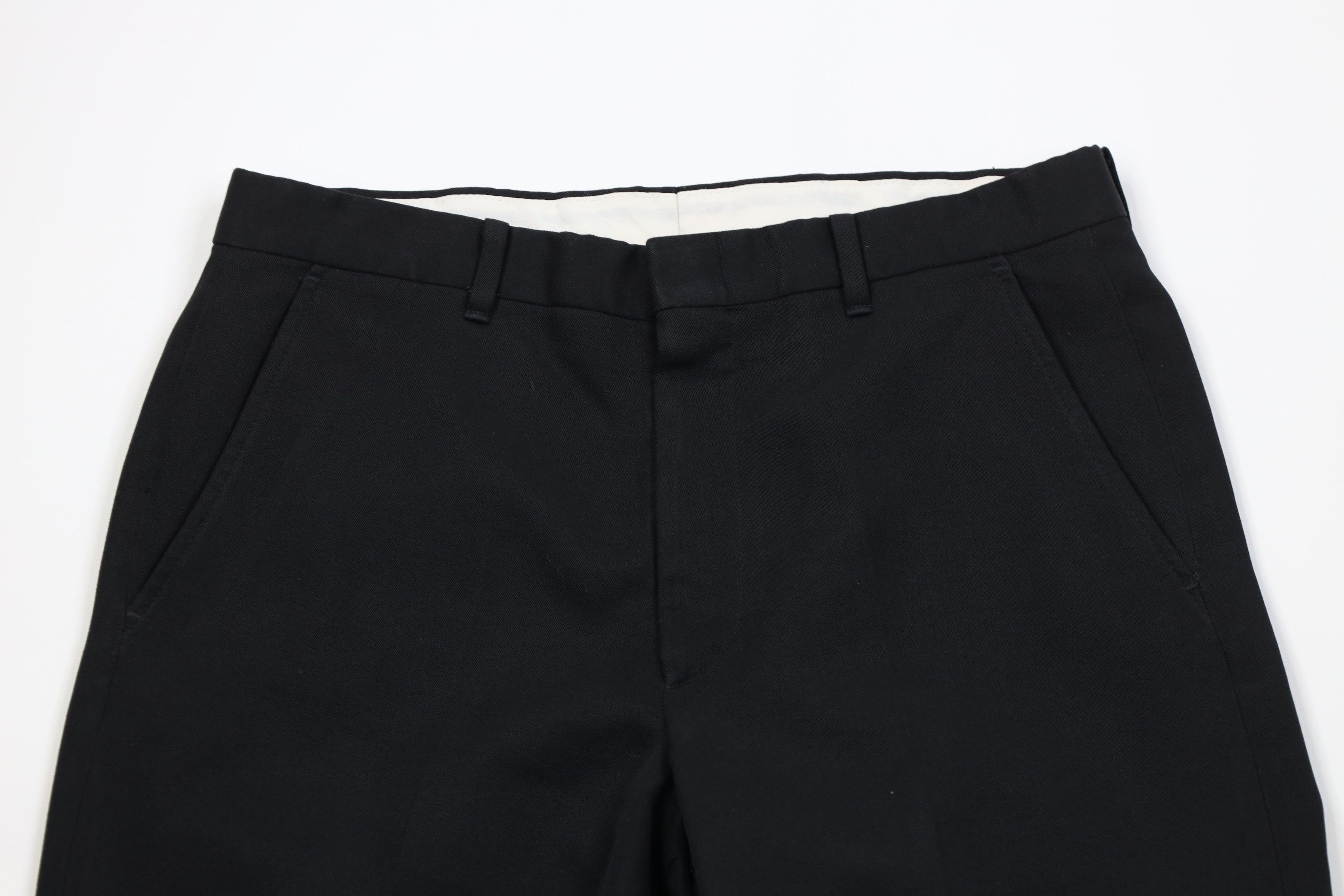 Vintage Vintage 70s Streetwear Flared Wide Leg Chino Pants Black USA Size US 32 / EU 48 - 2 Thumbnail