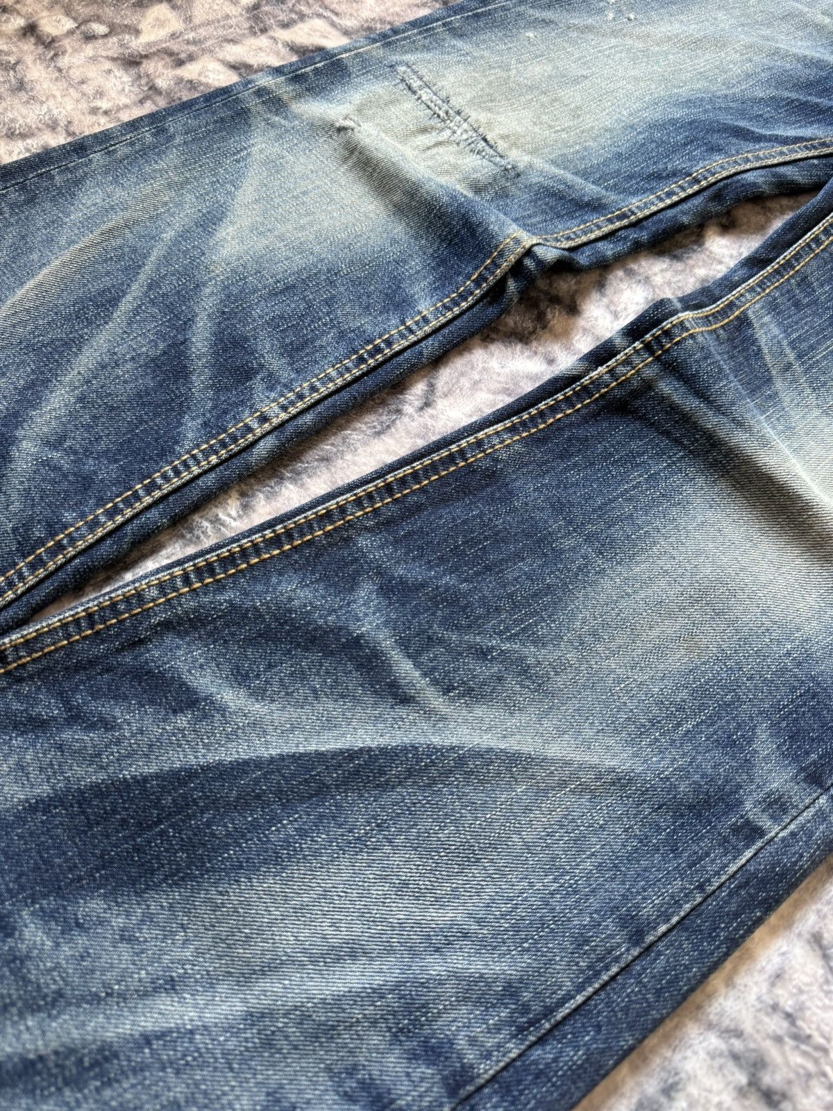 Hysteric Glamour × Japanese Brand Yoshitomo Lolita Japan Heavy Whisker Blossom Flare Jeans Size US 29 - 6 Thumbnail