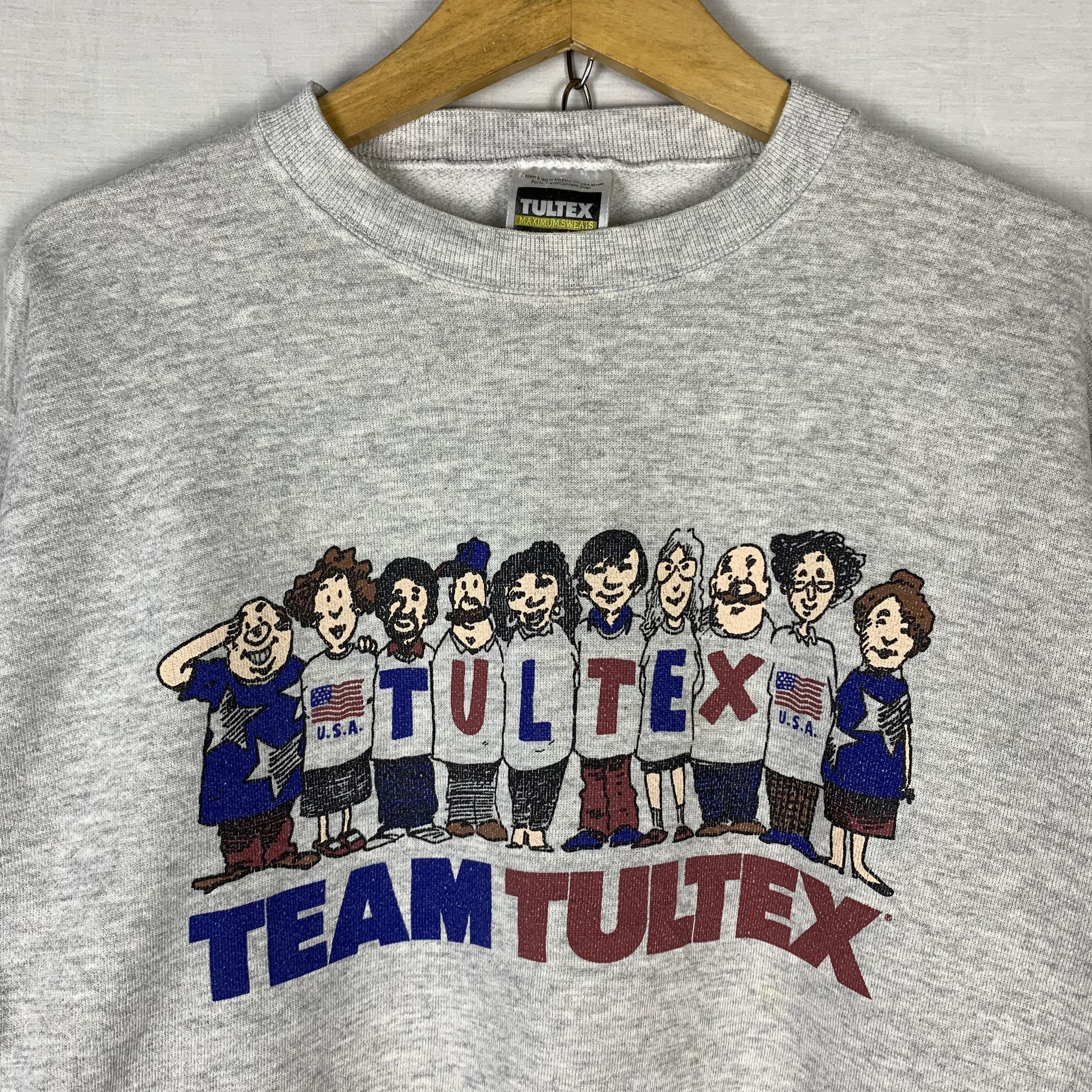 Vintage Vintage Team Tultex Sweatshirt Crewneck Size US L / EU 52-54 / 3 - 2 Thumbnail