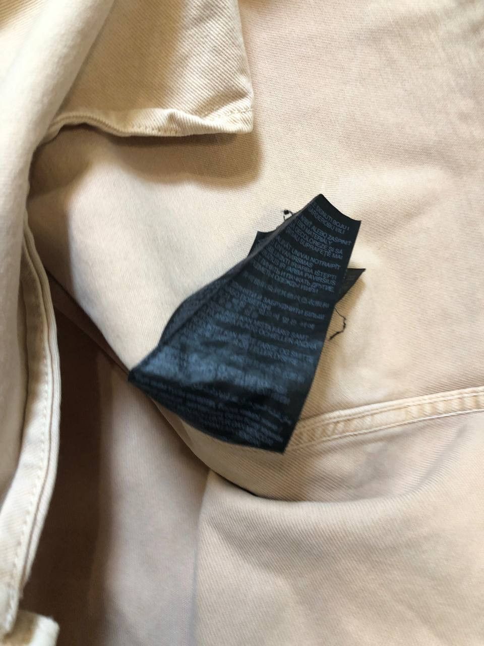 Zara Zara Beige denim shirt Size US XL / EU 56 / 4 - 3 Thumbnail