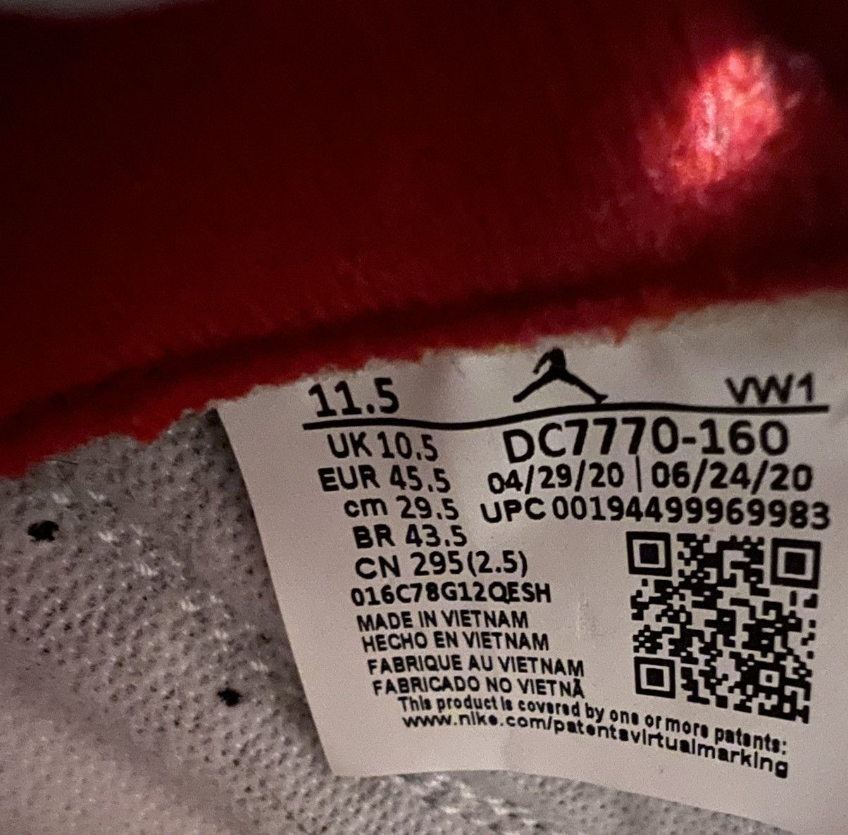 Jordan Brand × Nike Jordan 4 “Fire Red” Size US 11.5 / EU 44-45 - 6 Thumbnail