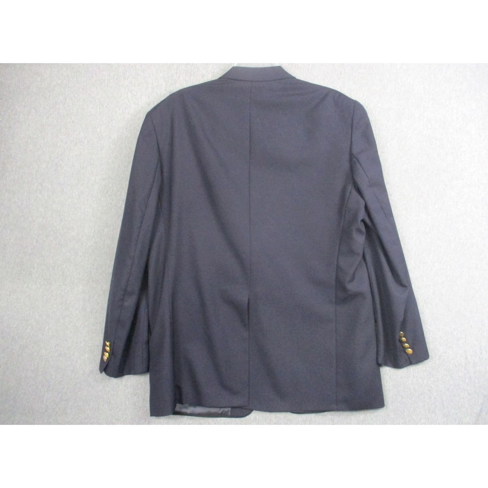 Ralph Lauren VINTAGE Ralph Lauren Polo University Club Blazer Mens 46 Navy Wool 90s Jacket Single-Breasted Size US XXL / EU 58 / 5 - 4 Thumbnail
