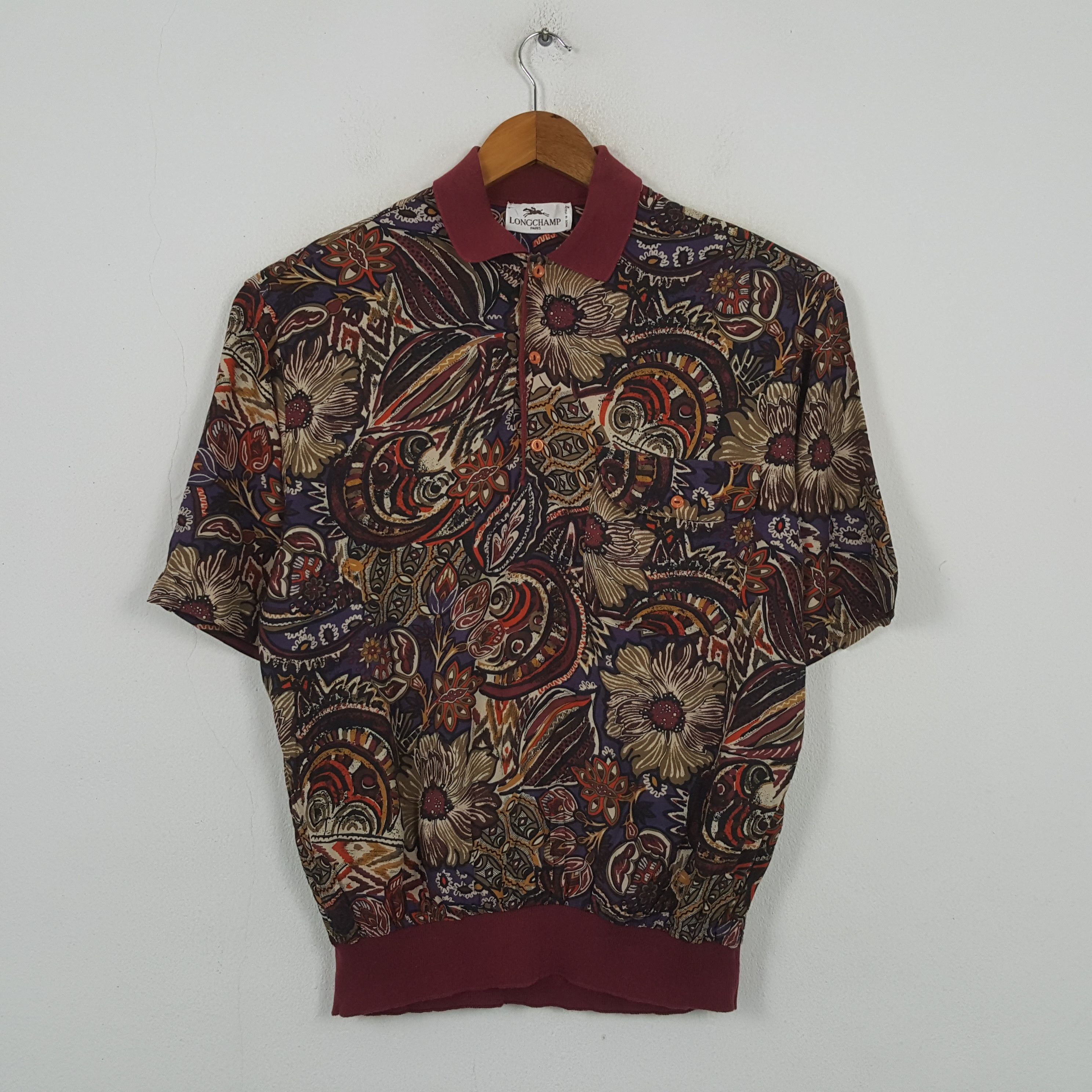 Longchamp Vintage LONGCHAMP Luxury Fashion Brand Shirt RR10 Size US XL / EU 56 / 4 - 1 Thumbnail