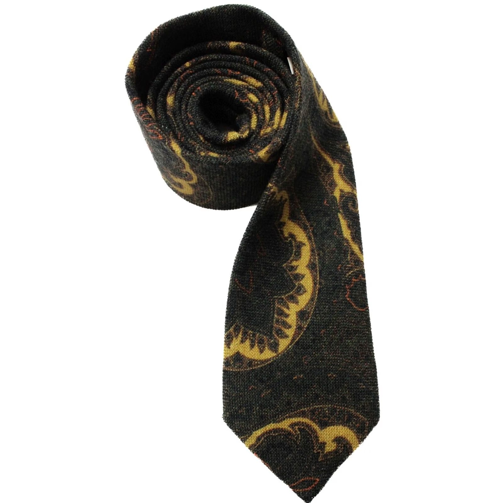 Suitsupply Suitsupply Tie Men's Wool Patterned Pointed Formal Classic 151 X 8 CM Yellow, Regular, Business, 1 Piece Size ONE SIZE - 2 Thumbnail