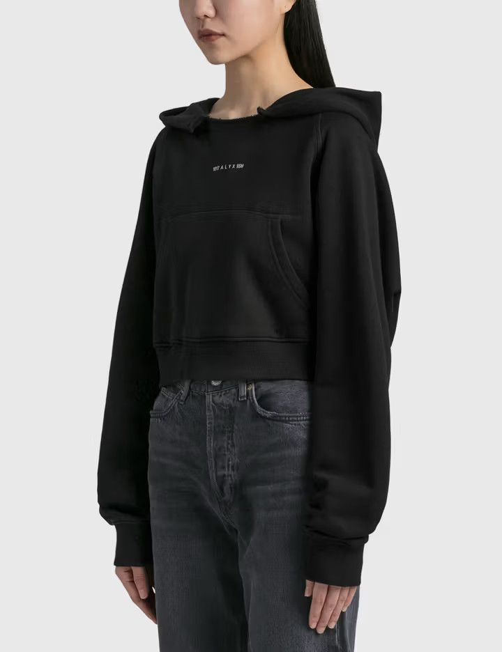 1017 ALYX 9SM o1mle1224 Logo Cropped Sweatshirt & Hoodie in Black Size XS / US 0-2 / IT 36-38 - 2 Thumbnail
