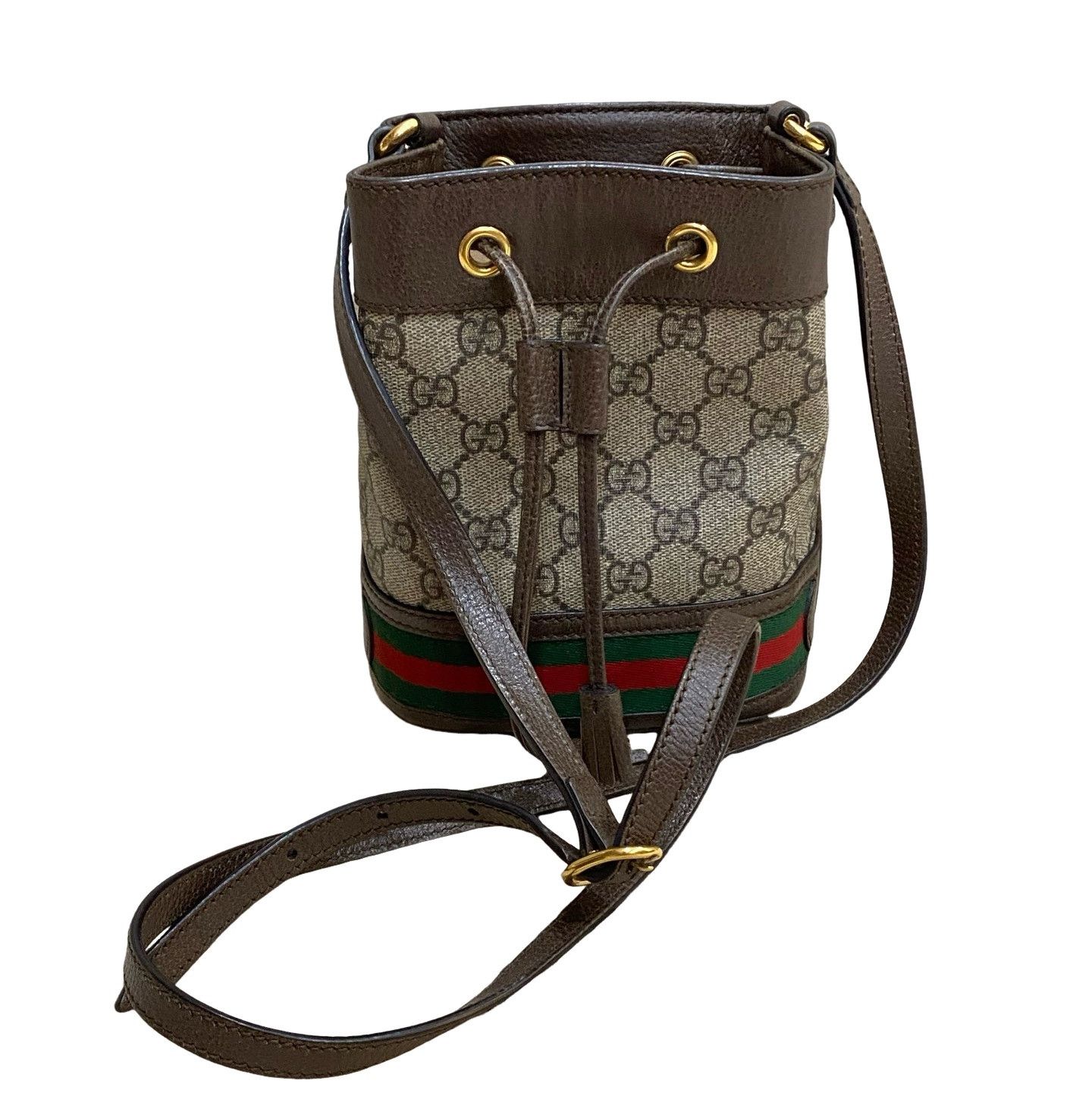 Gucci Gucci Ophidia Mini Monogram Bucket Bag Size ONE SIZE Size ONE SIZE - 1 Thumbnail
