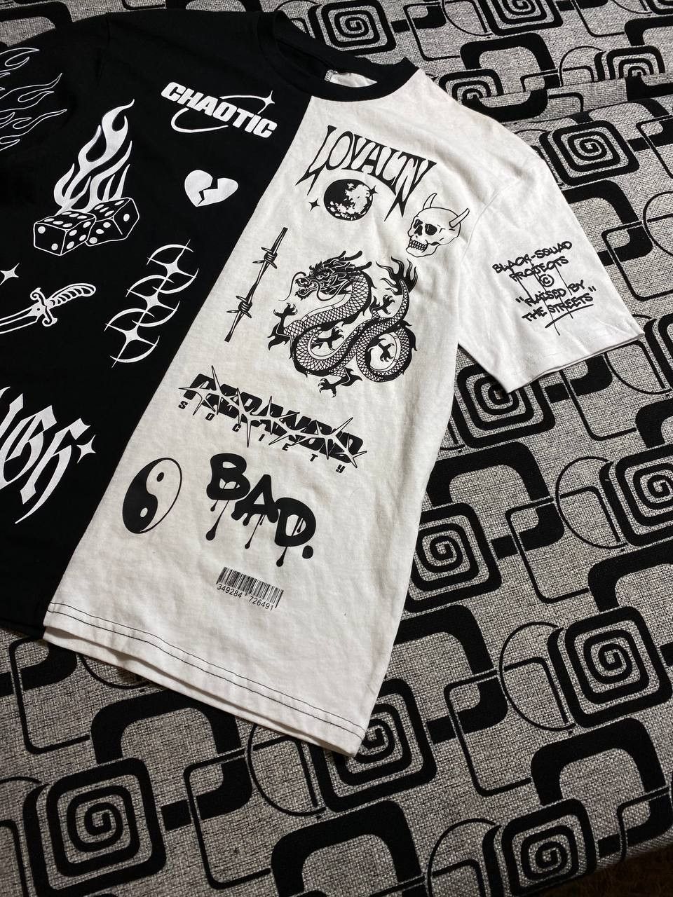 Affliction × Japanese Brand Y2K Affliction Style All Over Print T Shirt Tee Tapout Japan Size US M / EU 48-50 / 2 - 8 Thumbnail