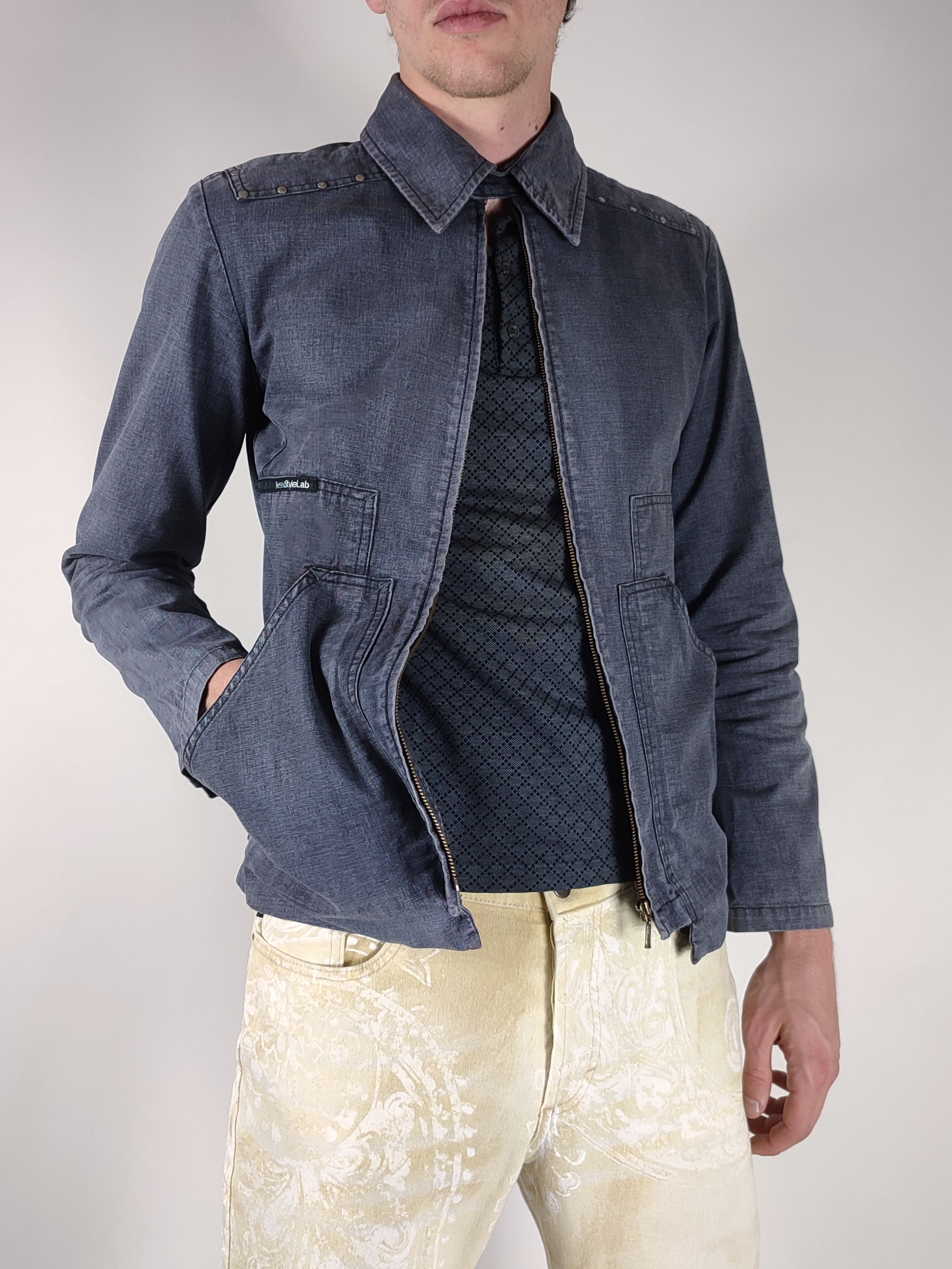 Diesel Vintage Diesel Multi Pocket Denim Jacket Size US S / EU 44-46 / 1 - 4 Thumbnail