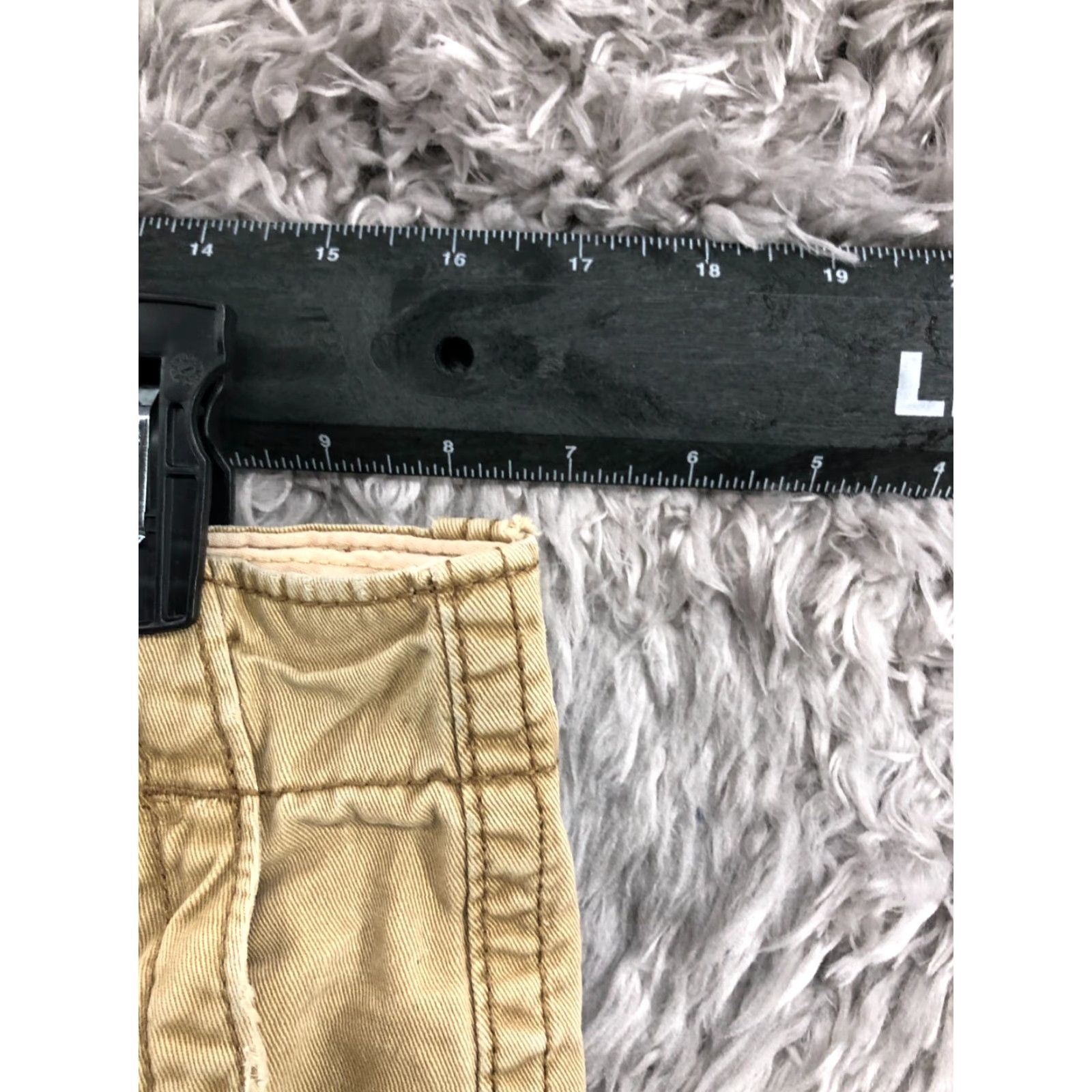 Vintage Aéropostale Cargo Shorts Mens 31 Mid Beige Cotton Blend 5-Pocket Regular Khaki Beach Casual Mens Size US 31 - 2 Thumbnail