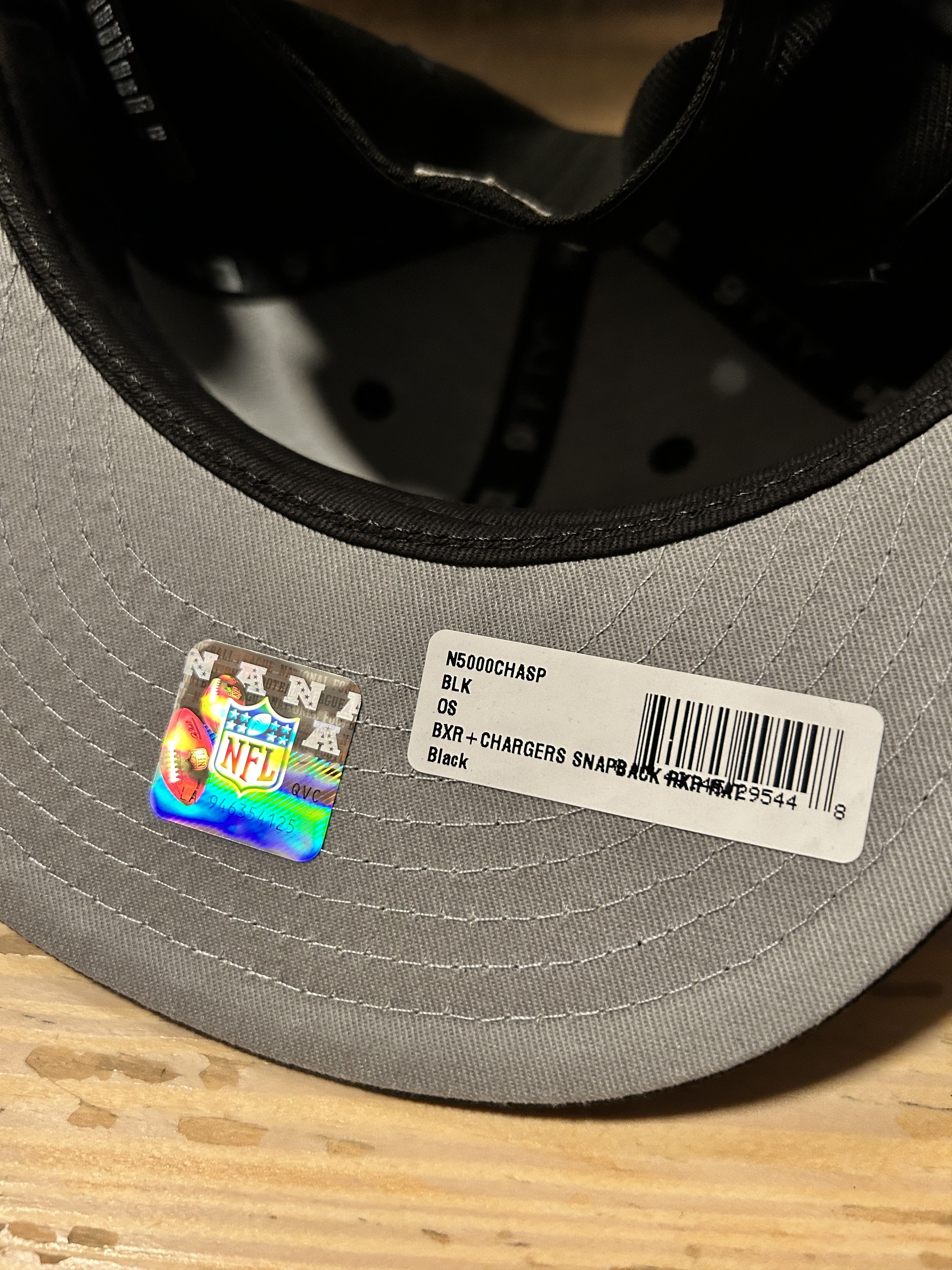 Born X Raised × NFL BORN X RAISED + CHARGERS SNAPBACK ROCKER HAT: BLACK Size ONE SIZE - 4 Thumbnail
