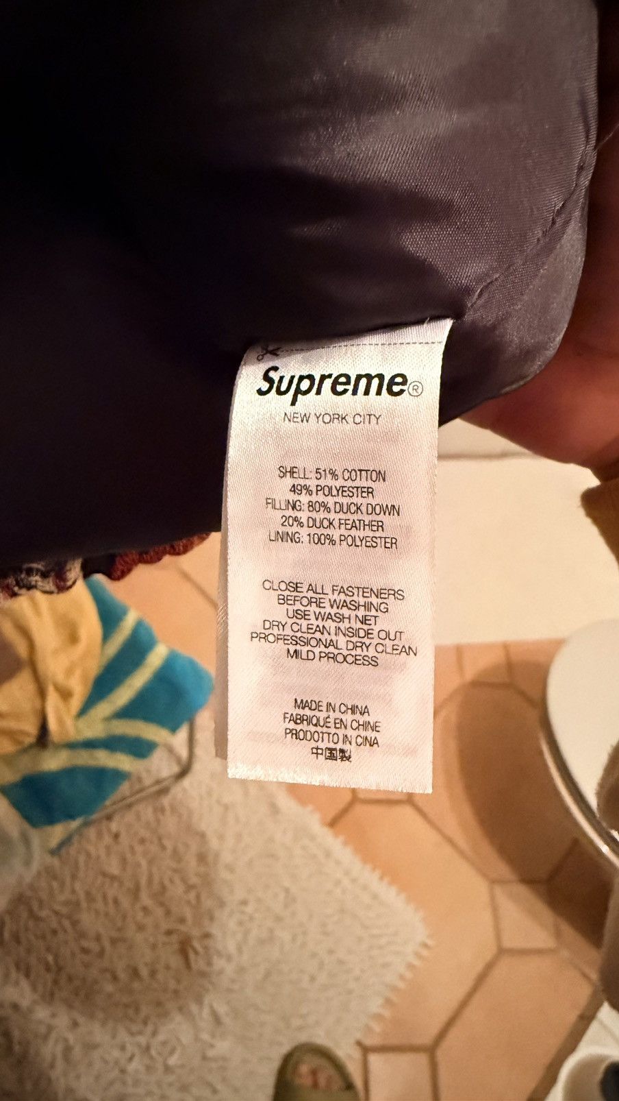 Bless × Supreme Supreme Bless Tapestry Down Puffer FW23 Size US L / EU 52-54 / 3 - 6 Thumbnail
