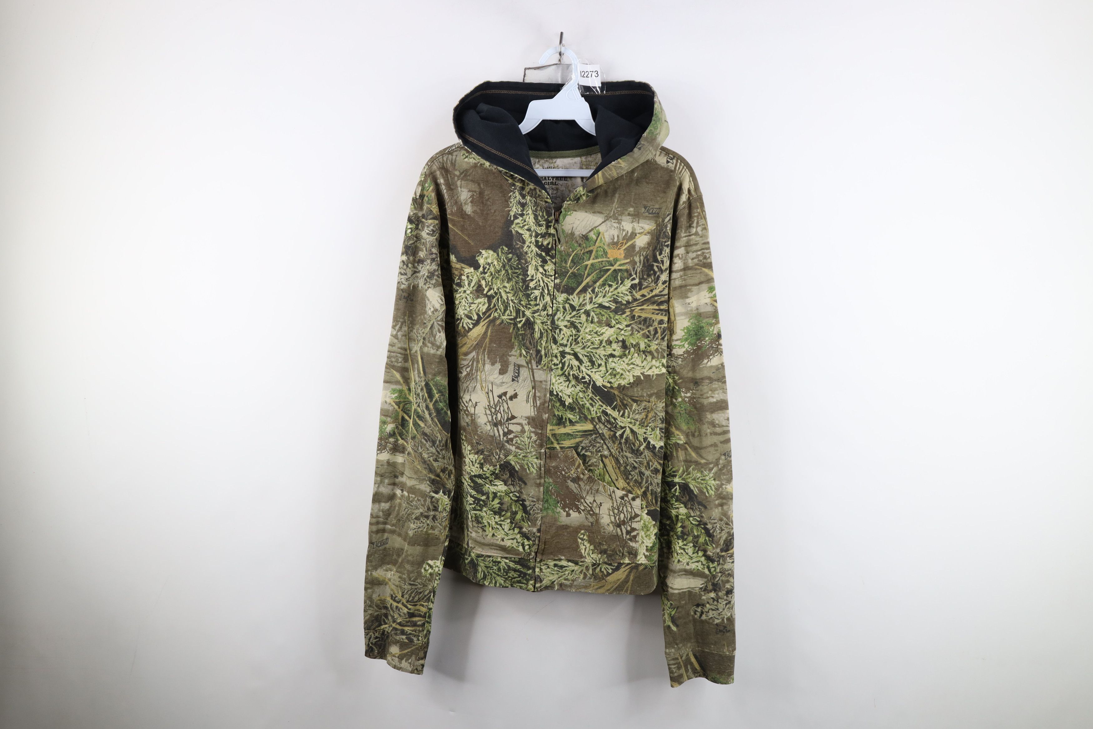 Vintage Vintage Y2K Streetwear Ribbed Full Zip Hoodie Sweatshirt Size XXL / US 16-18 / IT 52-54 - 1 Thumbnail