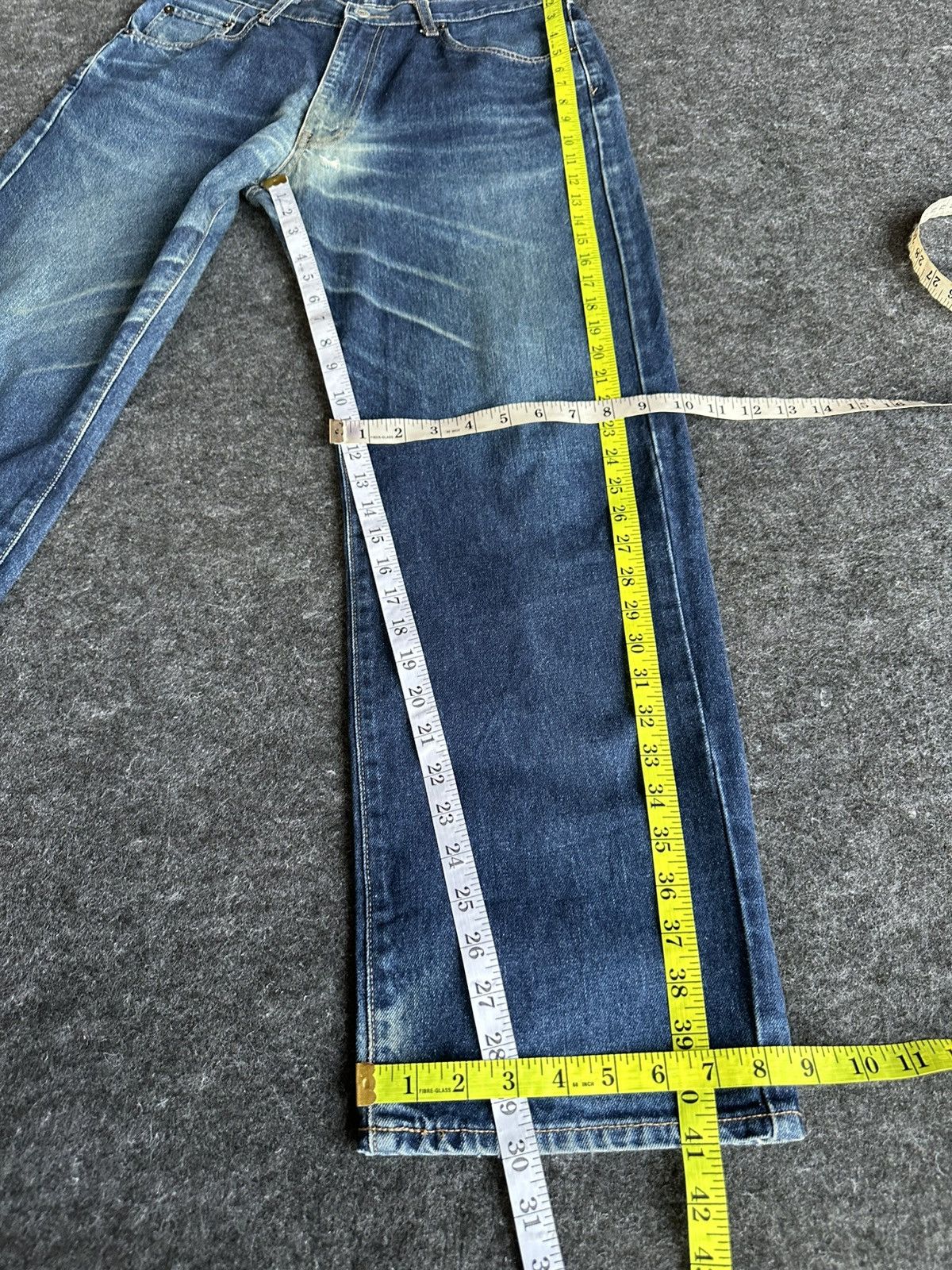 Uniqlo Vintage 80s Unique Clothing Warehouse Denim W31 D520 Size US 31 - 10 Thumbnail