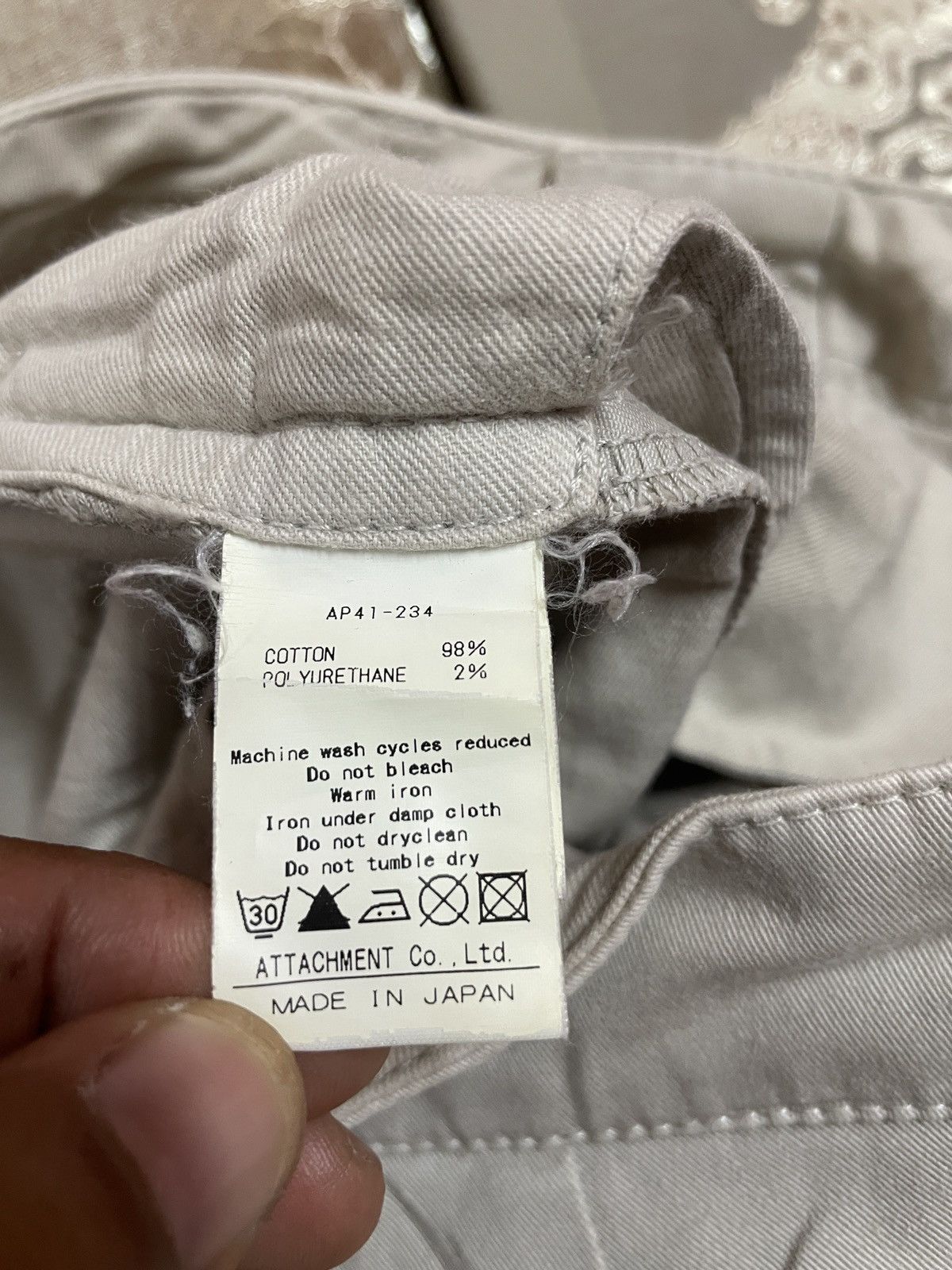 Attachment × Issey Miyake × Kazuyuki Kumagai Attachment Attachment by Issey Miyake Kazuyuki Kumagai Skinny Size 1 Size US 30 / EU 46 - 9 Thumbnail