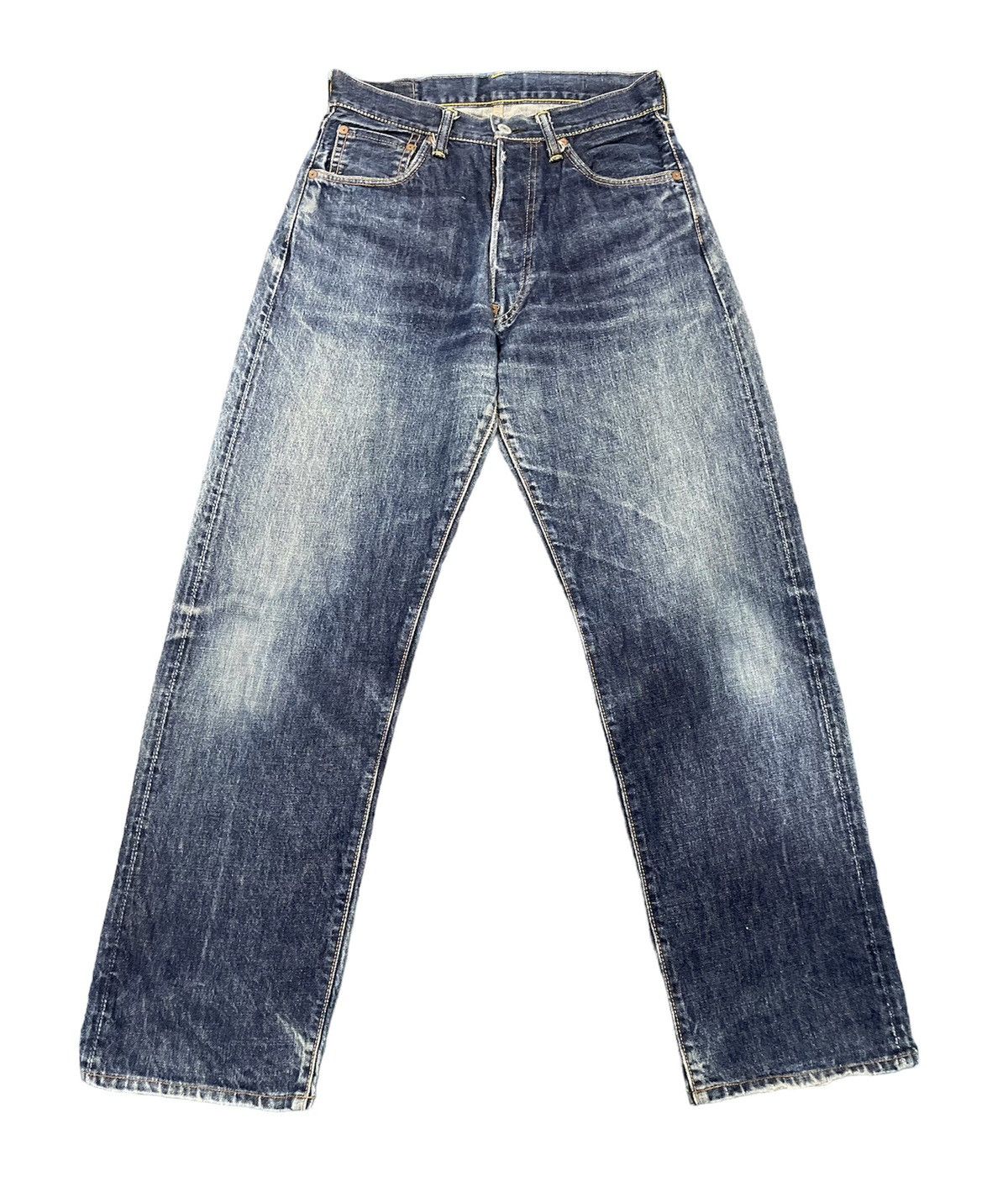 Evisu Vintage Evisu No.2 Selvedge Distressed Denim Pants Size US 29 - 2 Thumbnail