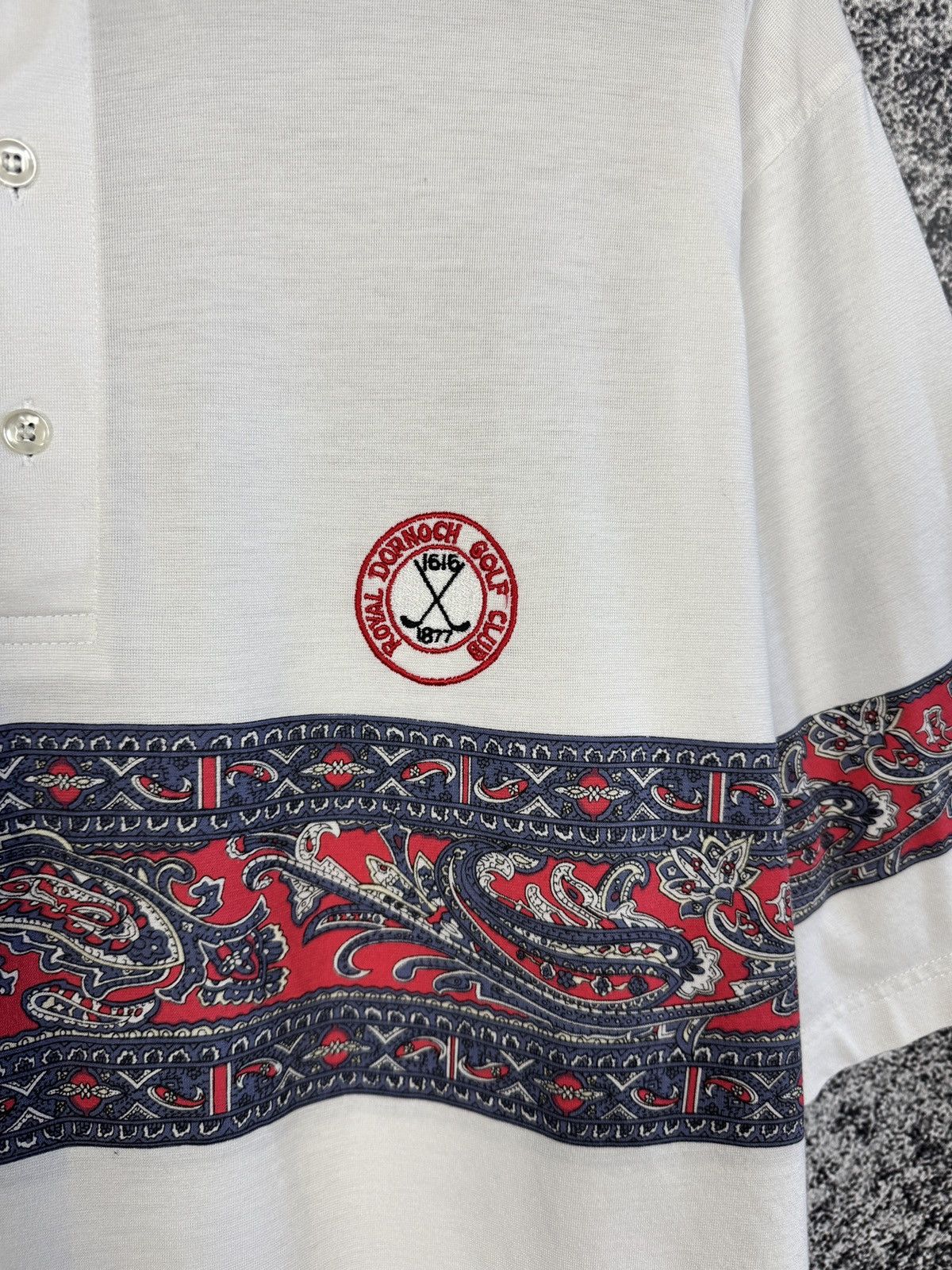Lyle & Scott Lyle Scott Vintage Polo Shirt Royal Dornoch Golf Club 90s XL Size US XL / EU 56 / 4 - 6 Thumbnail