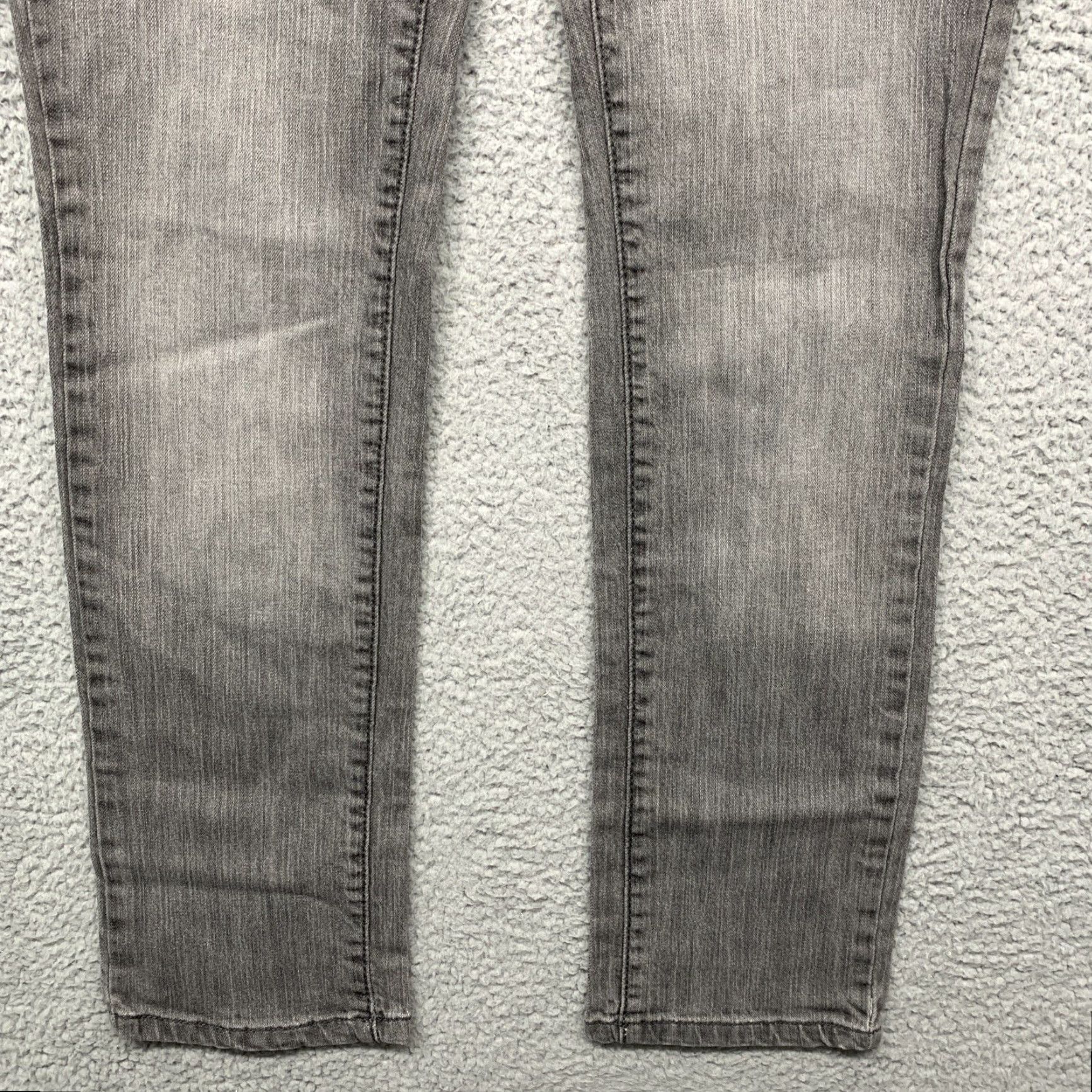 Southpole Southpole Jeans Women's Size 11 Straight Leg 5-Pocket Stone Washed Gray Stretch Denim Size 32" / US 10 / IT 46 - 3 Thumbnail