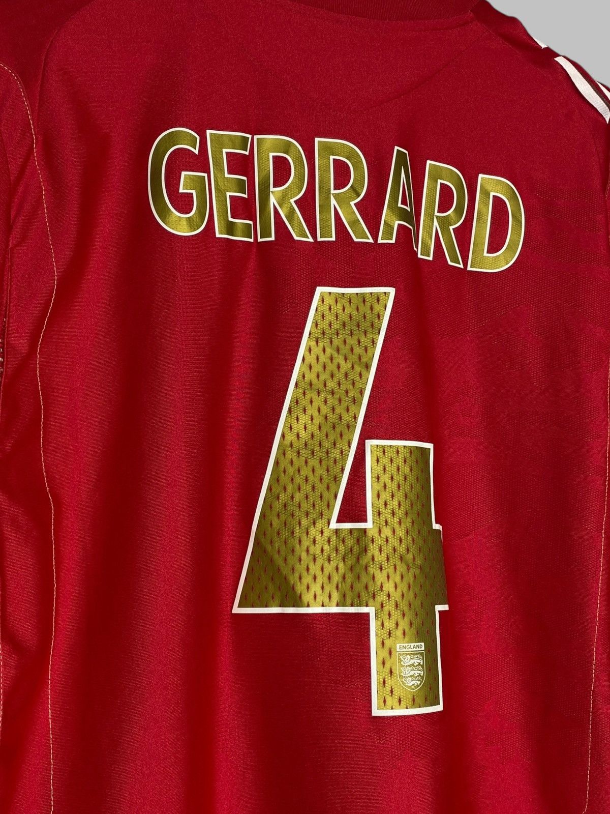 Umbro Umbro #4 Gerrard England 2006 Away Football Shirt Jersey Size US XL / EU 56 / 4 - 3 Thumbnail
