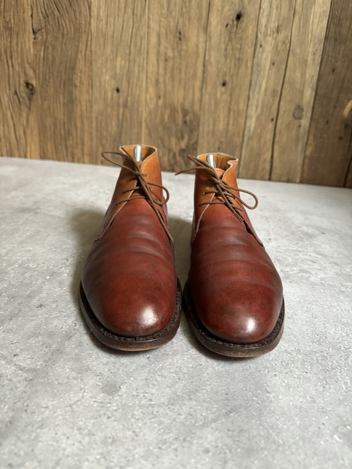 Crockett & Jones Crockett & Jones Chiltern Burgundy Lace Up Boots Size US 8.5 / EU 41-42 - 4 Thumbnail