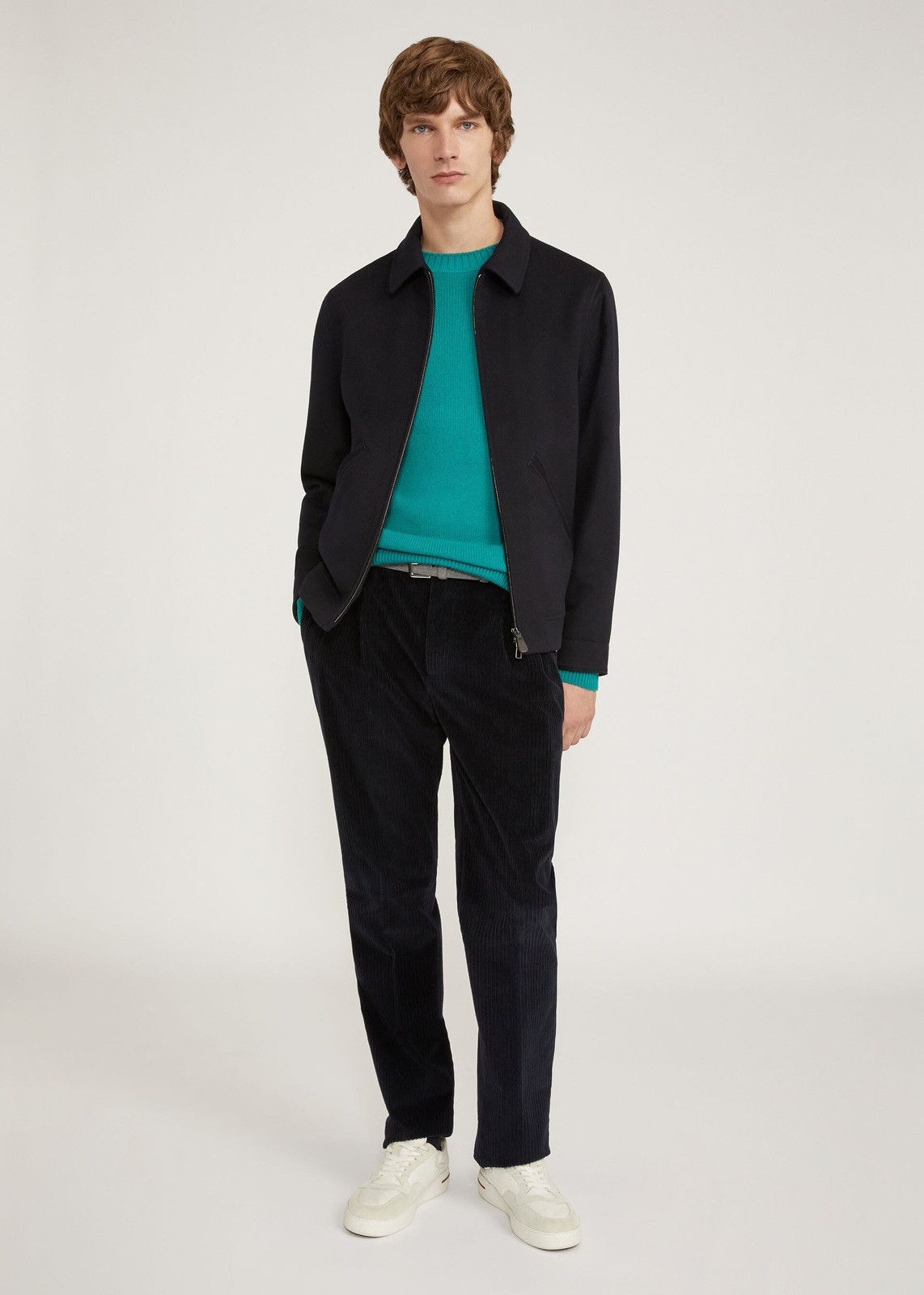 Loro Piana o1srvl11e1124 Girocollo Crew-Neck Sweater in Sea Green Size US M / EU 48-50 / 2 - 3 Thumbnail