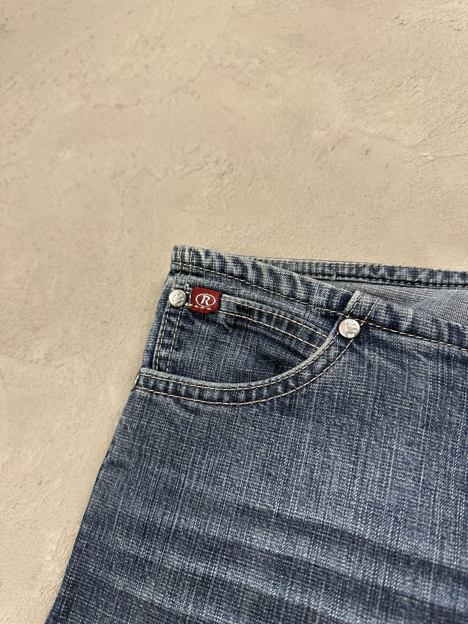 Japanese Brand Vintage Y2k Flaired Japanese Oversized Denim Pants Size US 32 / EU 48 - 4 Thumbnail